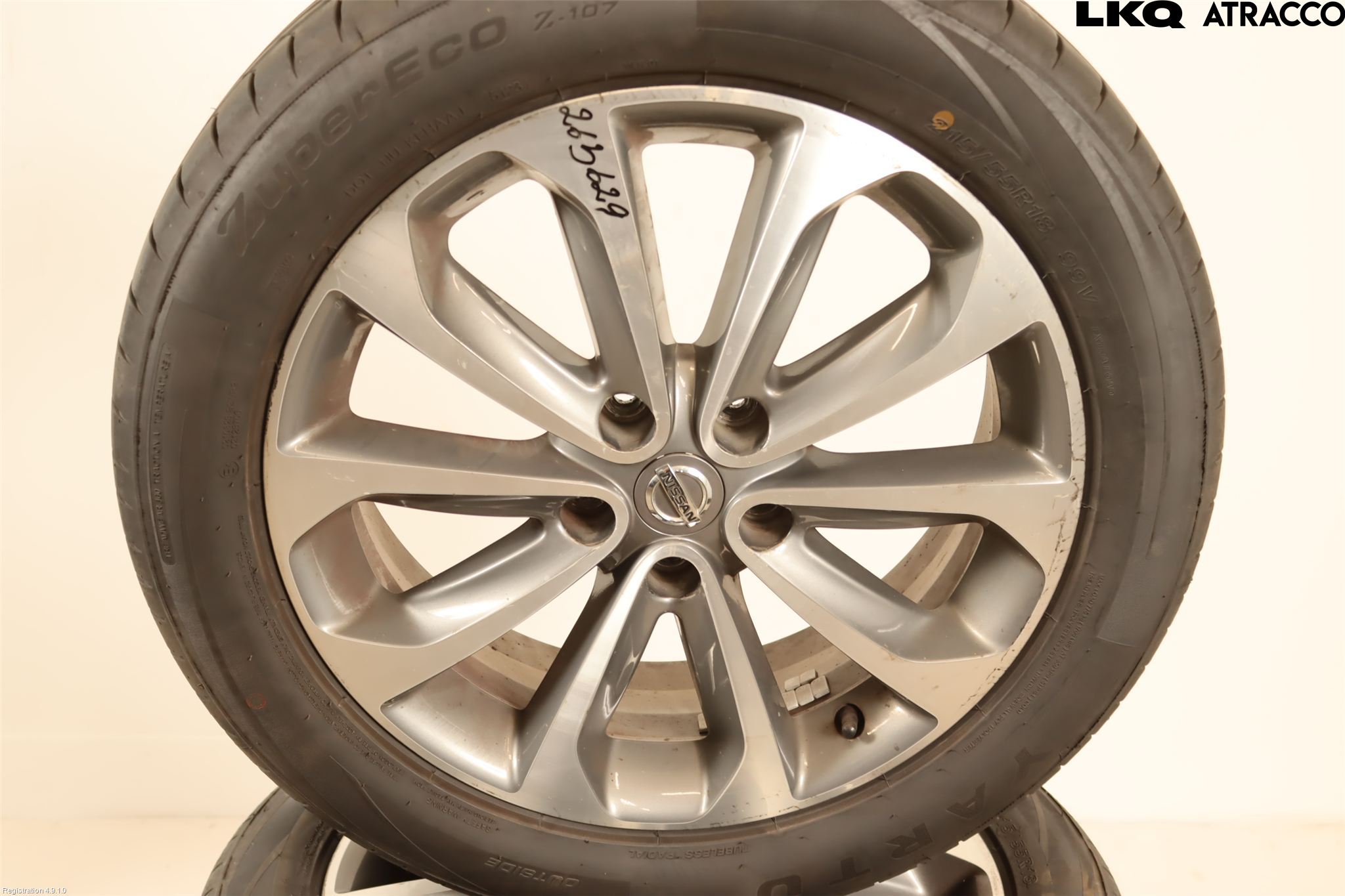 Nissan QASHQAI 10-14 Sommardäck Alumfälg 4St