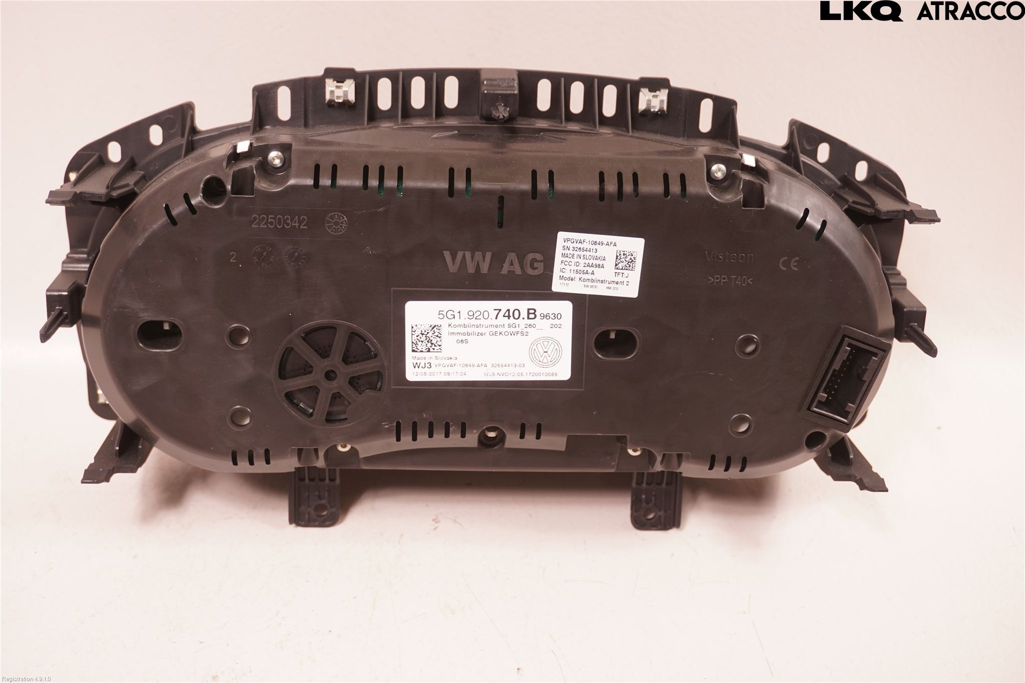 Volkswagen VW GOLF / E-GOLF VII 13-20 Instrument Komb
