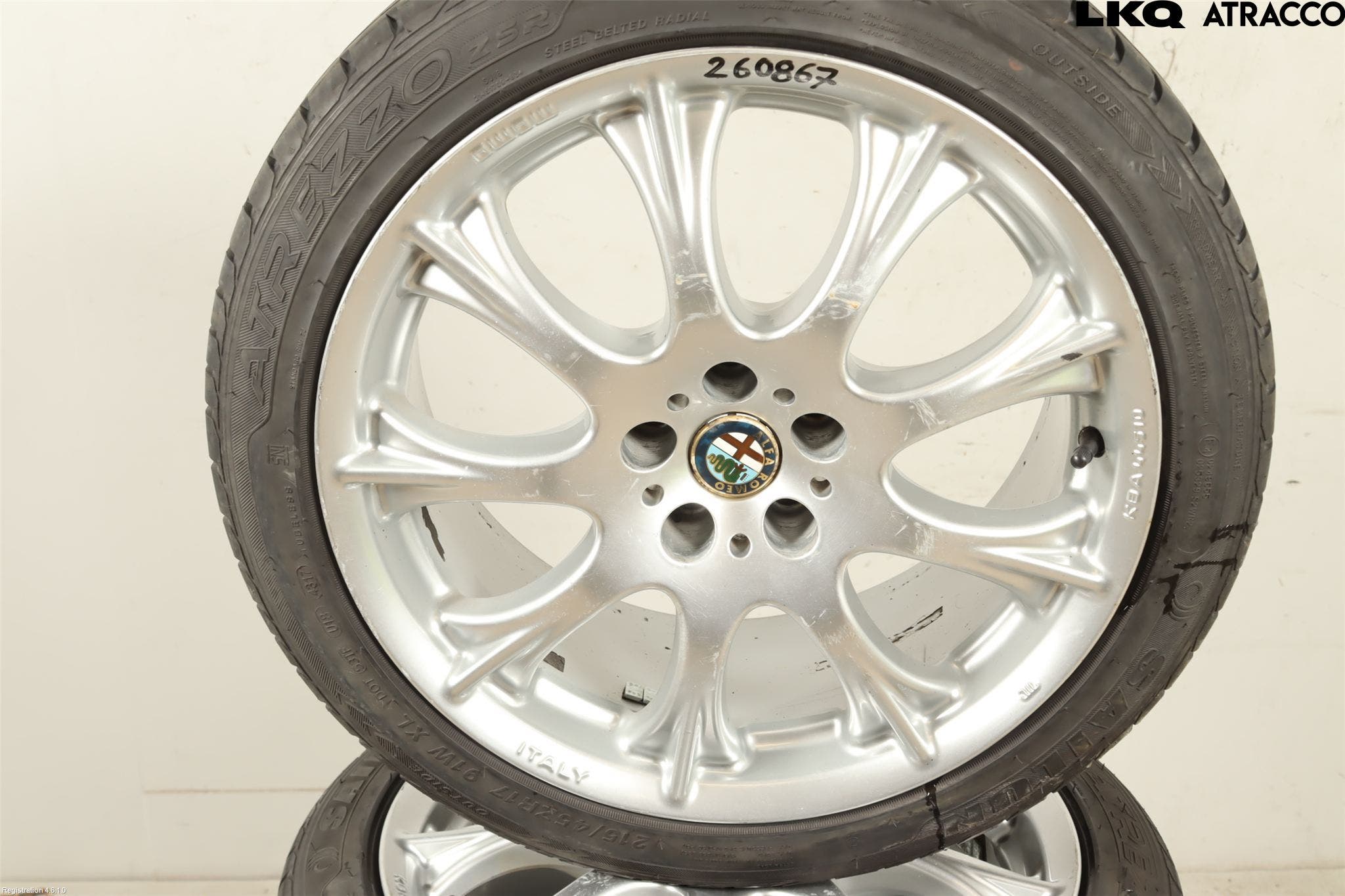 Alfa GTV Sommardäck Alumfälg 4St