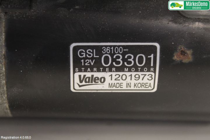 Kia PICANTO 12-17 Startmotor