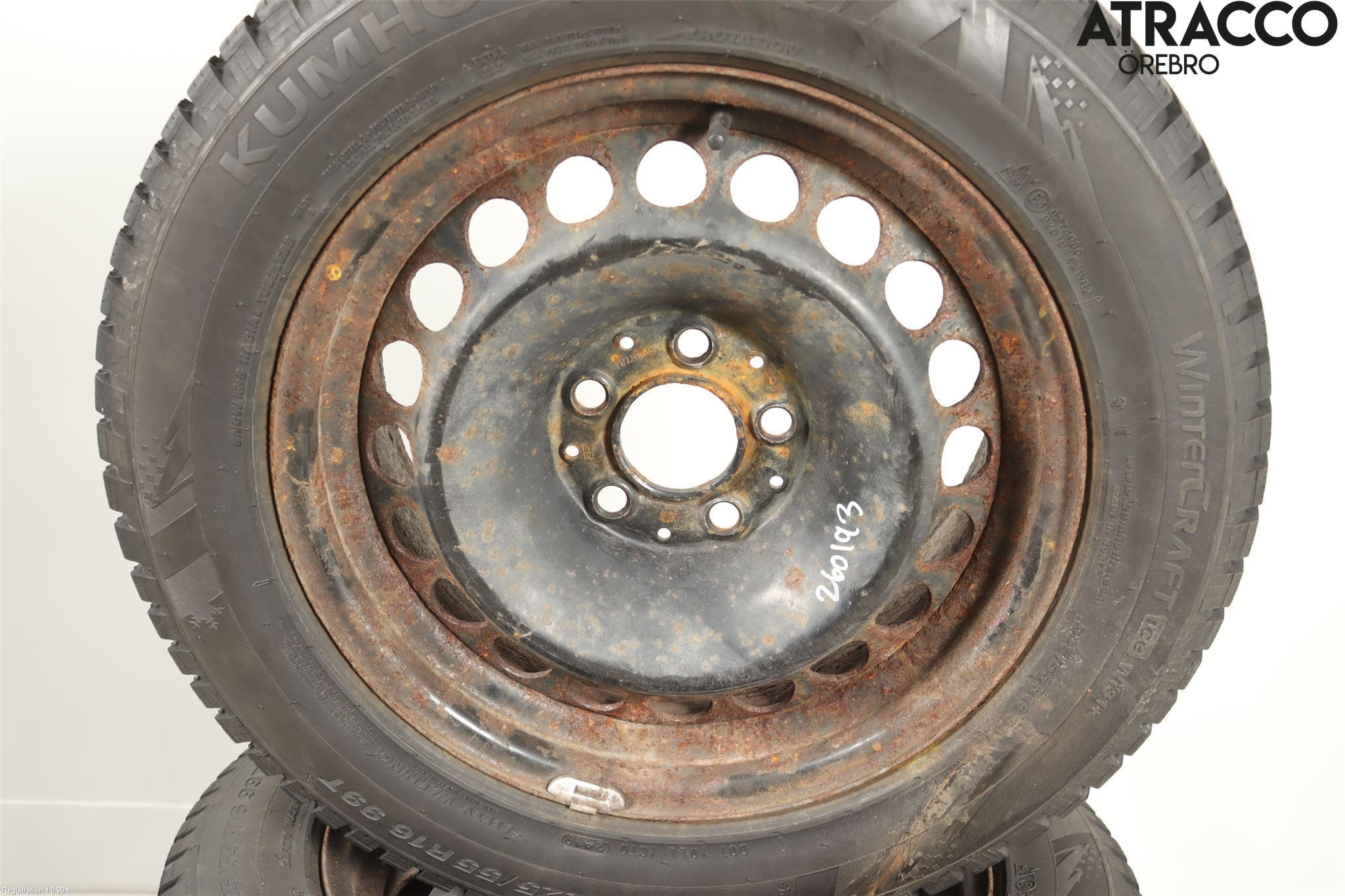 Mercedes-Benz MB E-KLASS (W210) 96-03 Vinterdäck Plåtfälg 4St