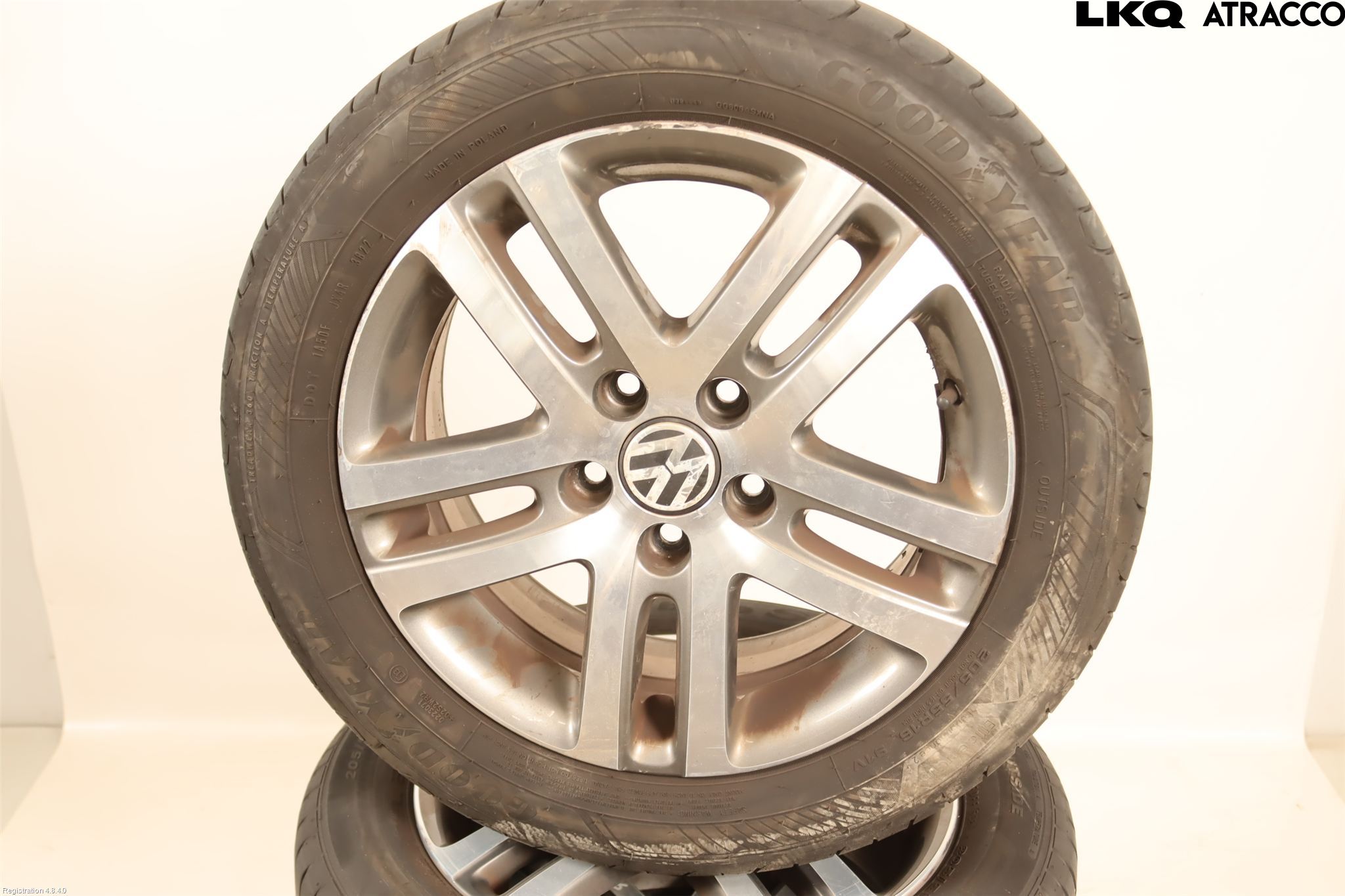 Volkswagen VW GOLF VI 09-13 Sommardäck Alumfälg 4St
