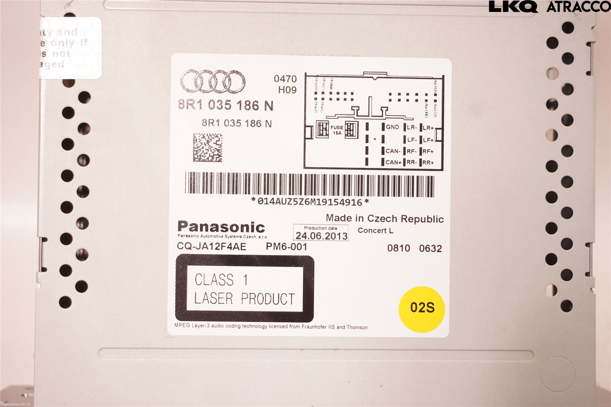 Audi A4 12-15 Cd Radio - Multimediapanel