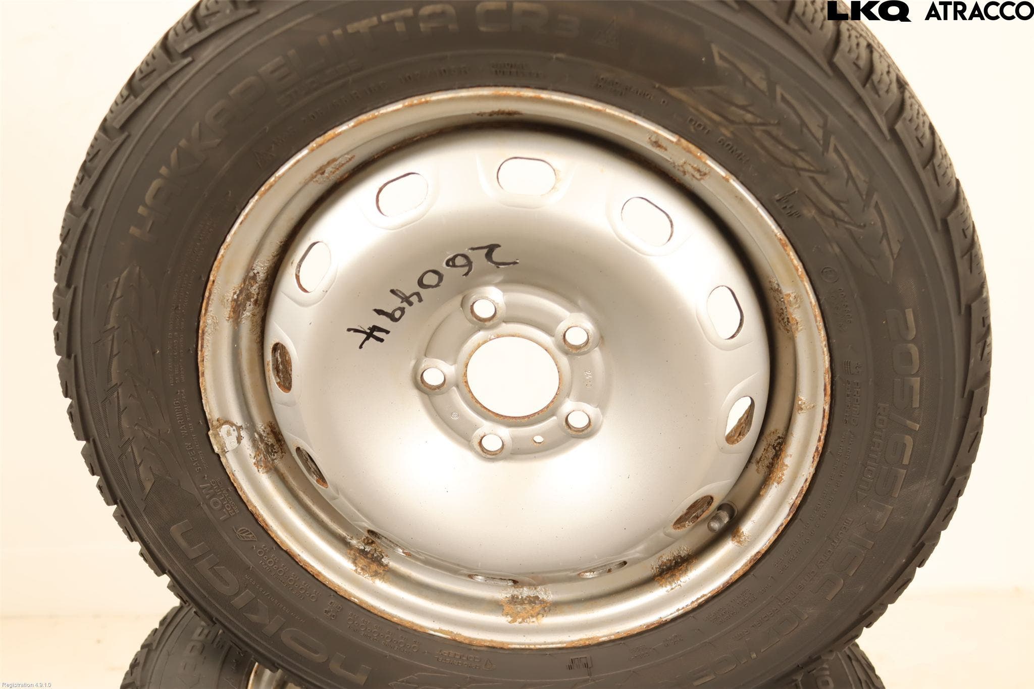 Opel VIVARO 15-19 Vinterdäck Plåtfälg 4St