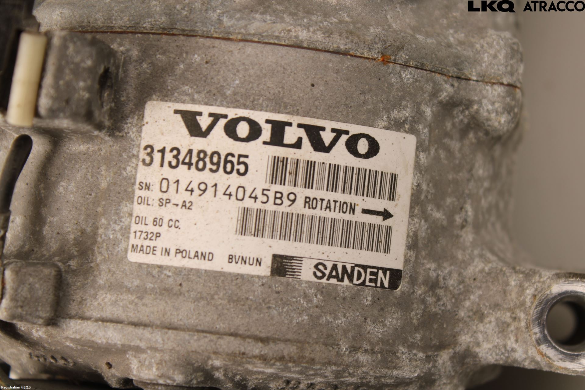 Volvo V40 12-19 Ac Kompressor