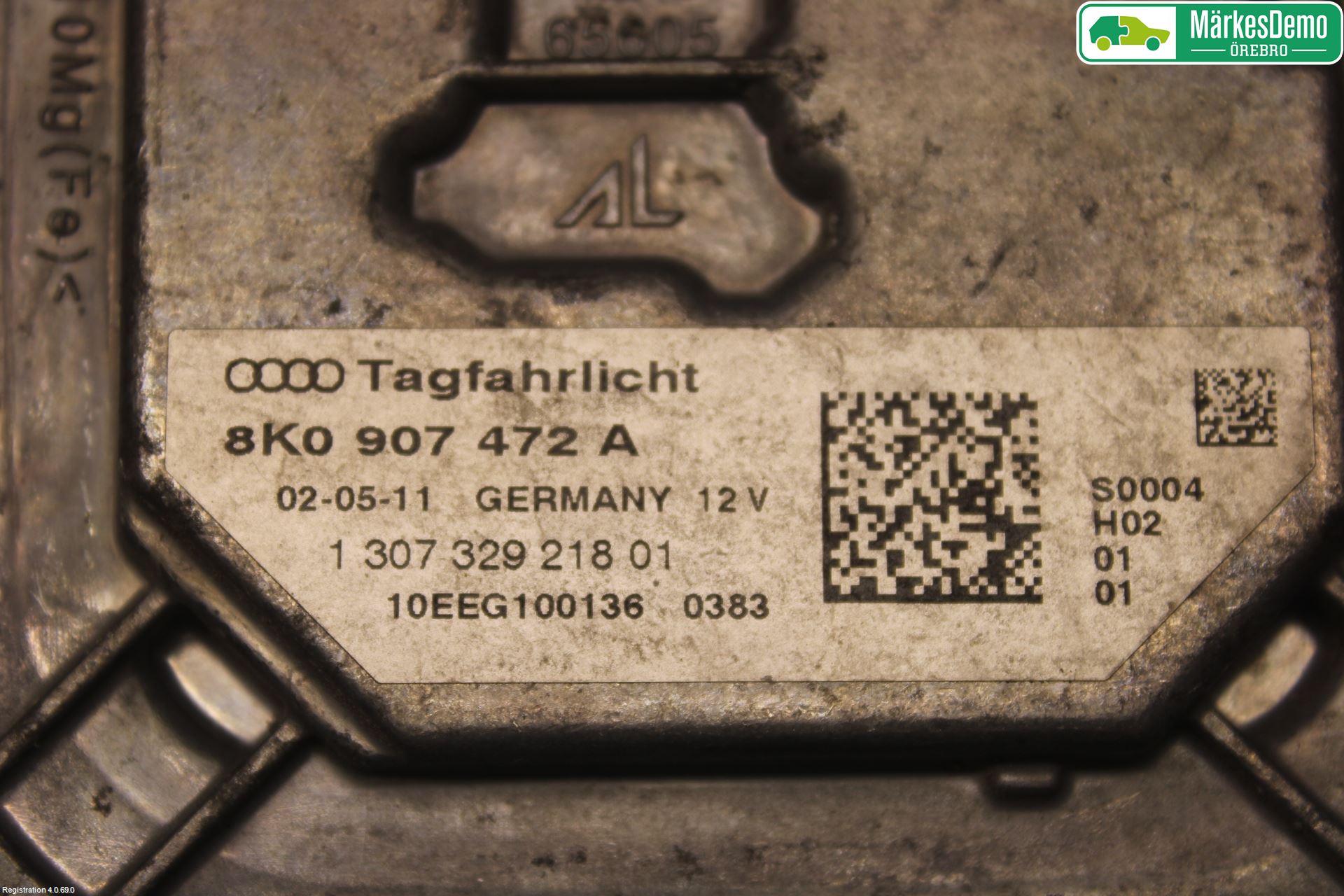 Audi A4/S4 08-11 Styrenhet Strålkastare