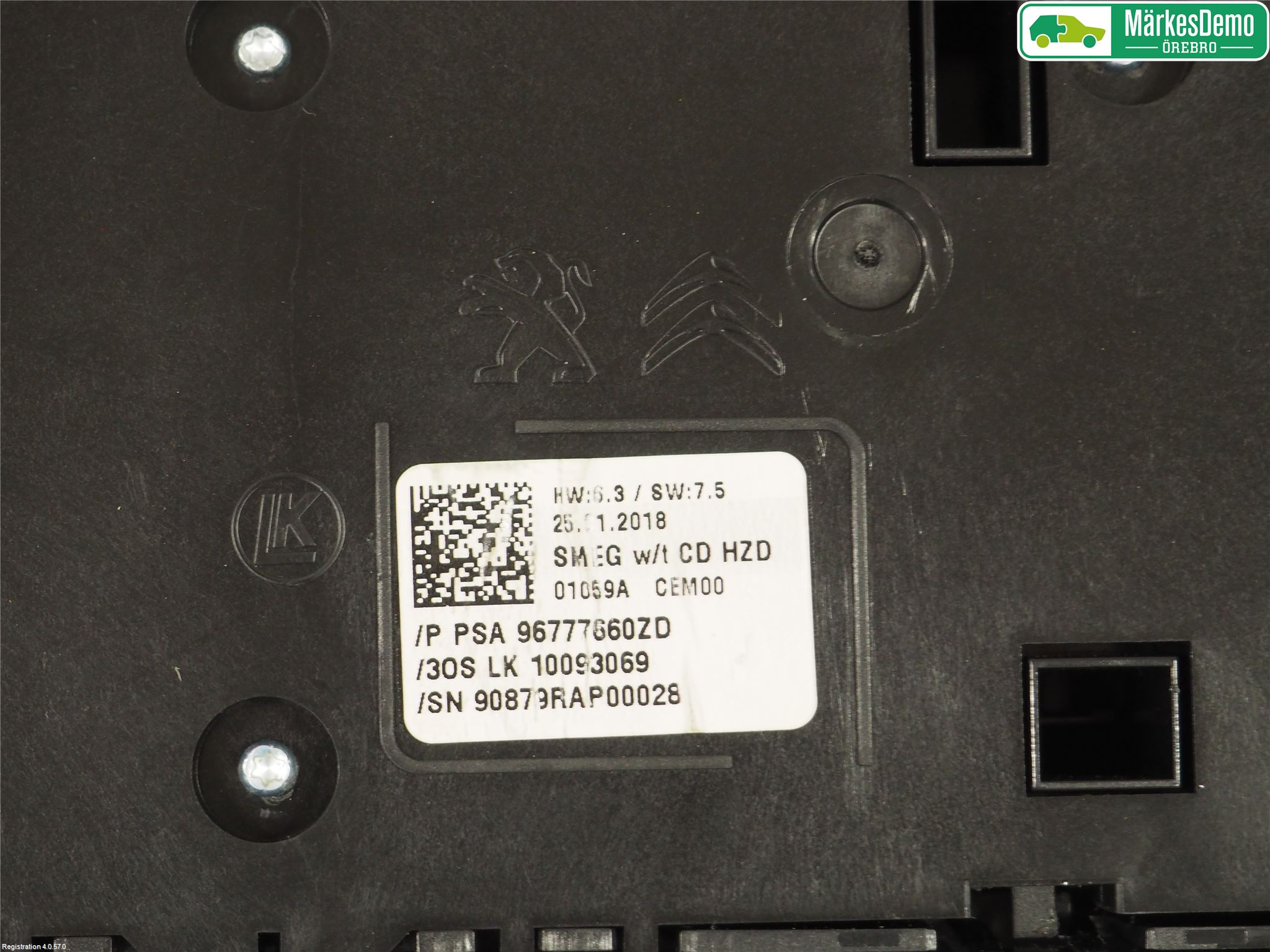 Peugeot 308 14-21 Cd Radio - Multimediapanel