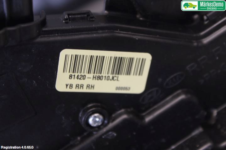 Kia STONIC 18->> Låskista-Dörrlås