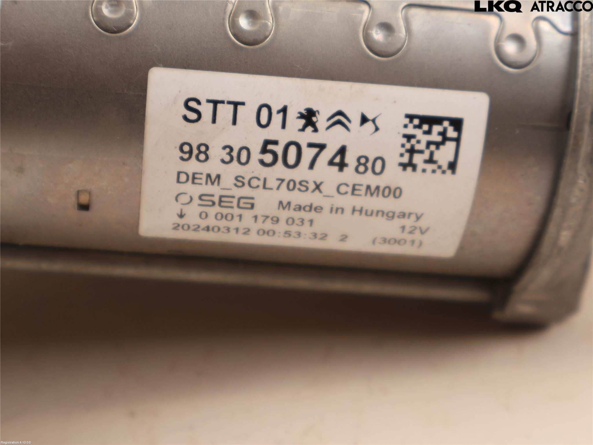 Peugeot 3008 17-24 Startmotor