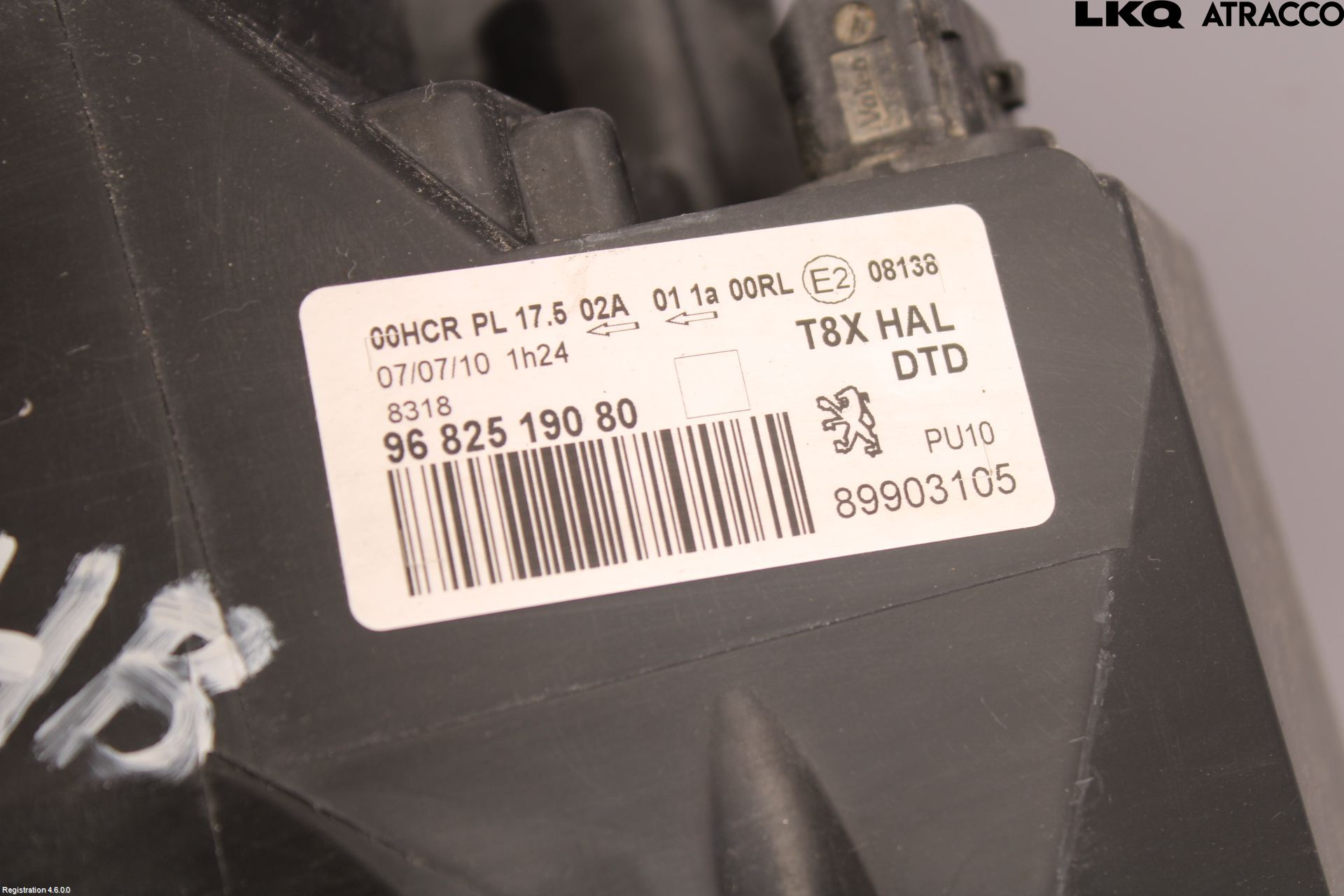 Peugeot 3008 09-16 Strålkastare Höger