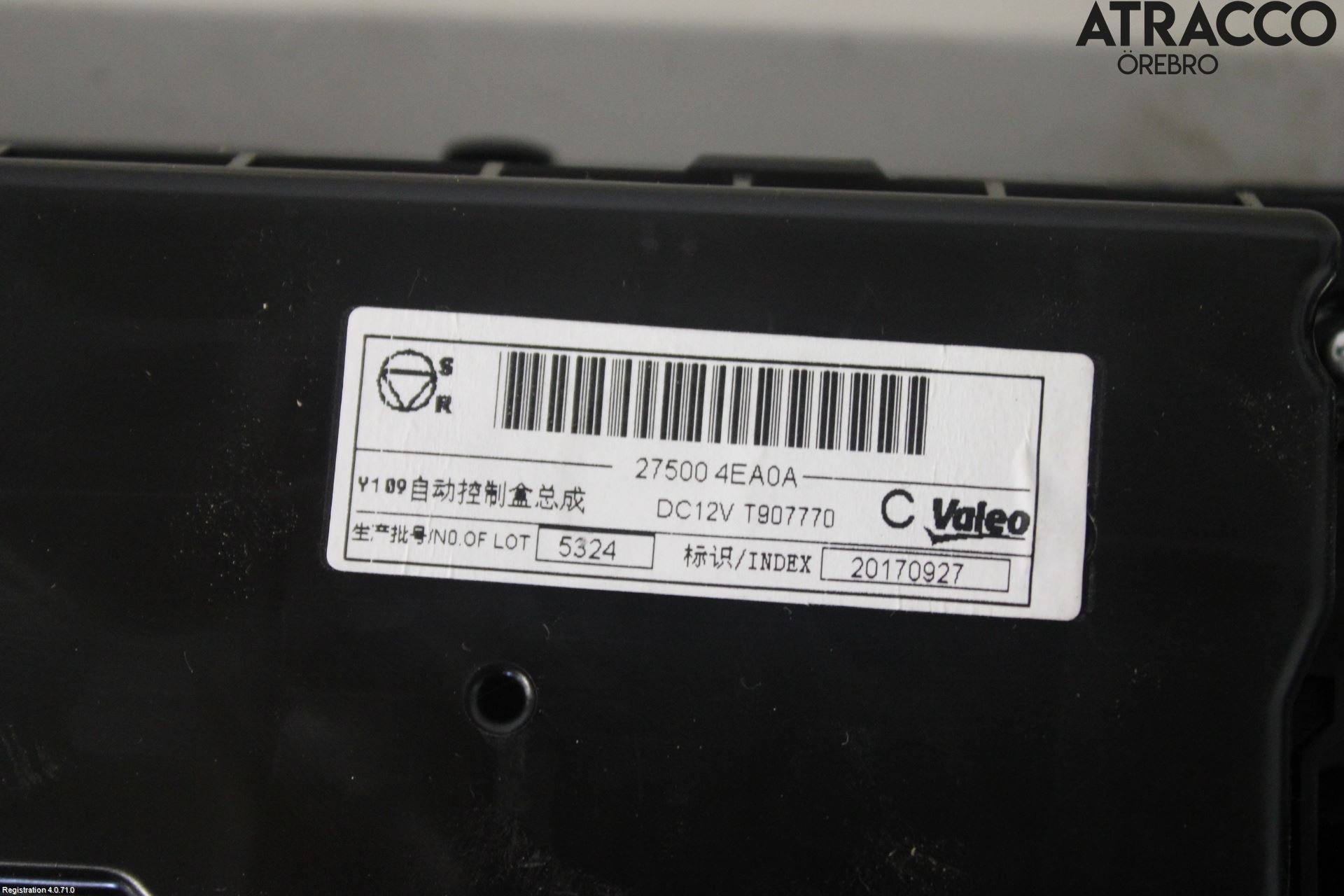 Nissan QASHQAI 17-21 Ac Styrenhet Ac Manöveren