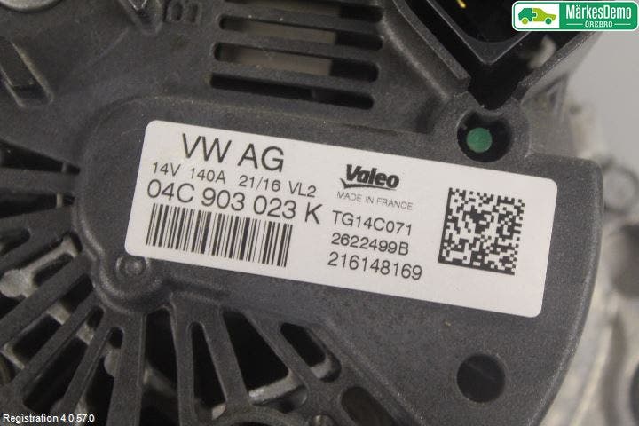Volkswagen VW TOURAN 16- Generator