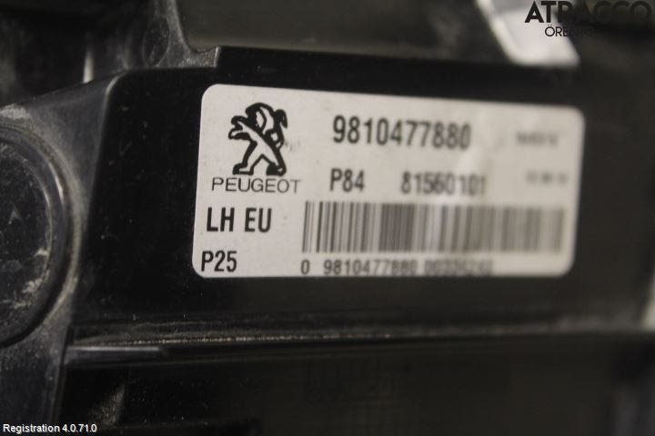 Peugeot 3008 17-24 Bakljus Lucka Vä