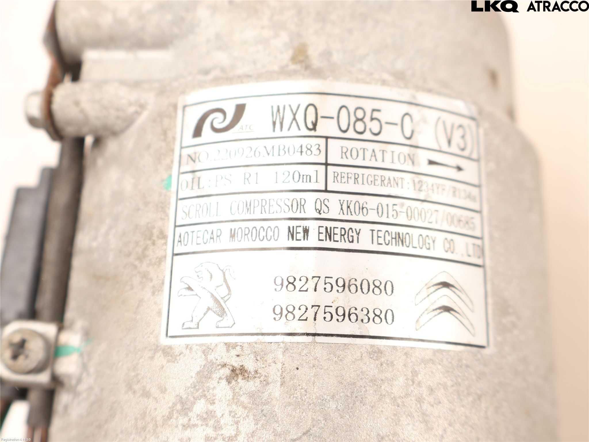 Peugeot 208/E-208 20- Ac Kompressor