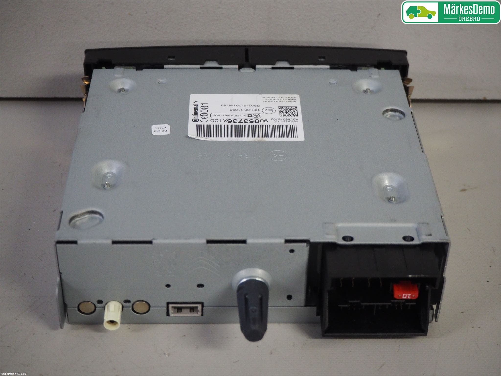 Peugeot PARTNER 08-15 Radio