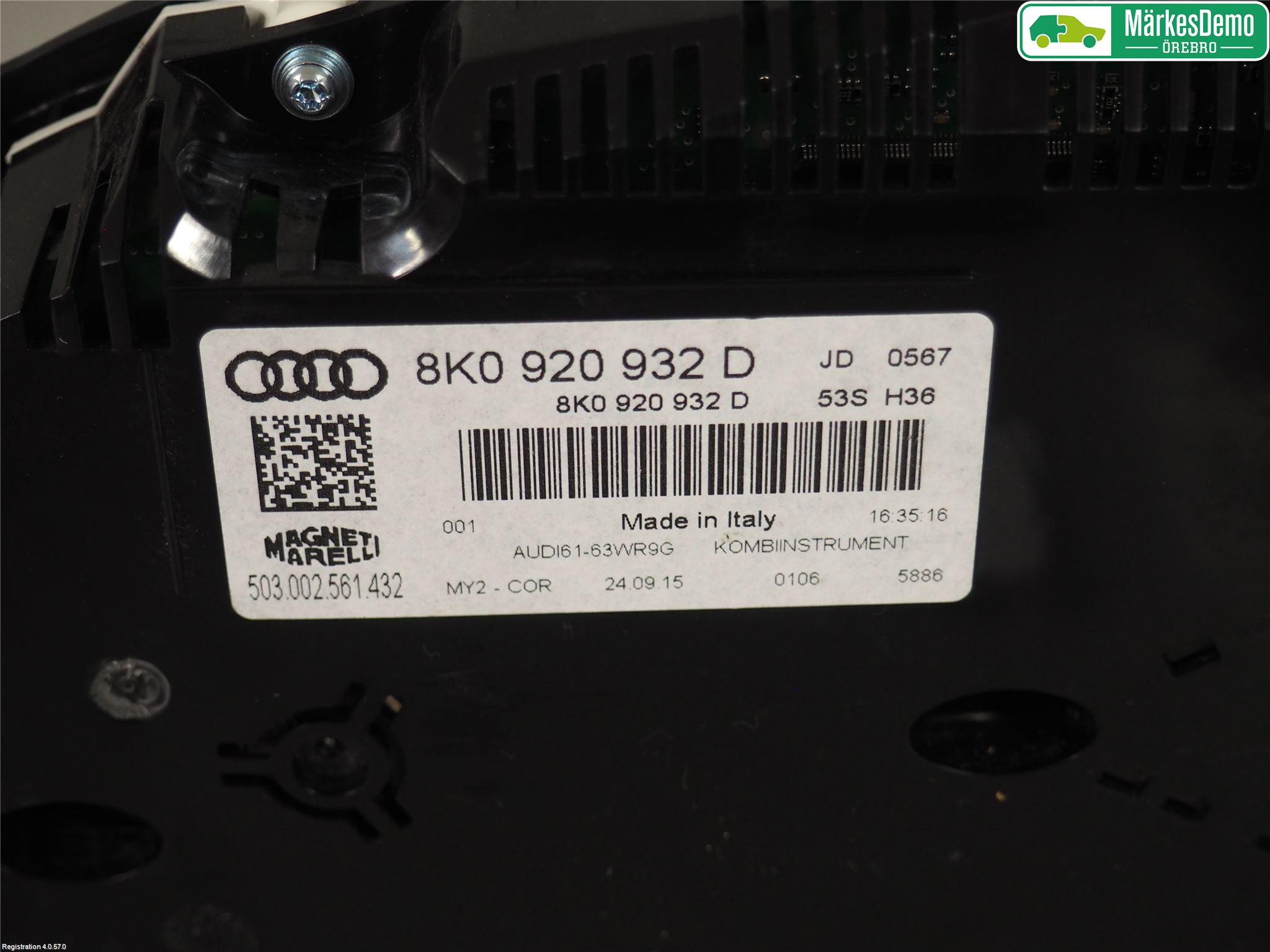 Audi A4 12-15 Instrument Komb