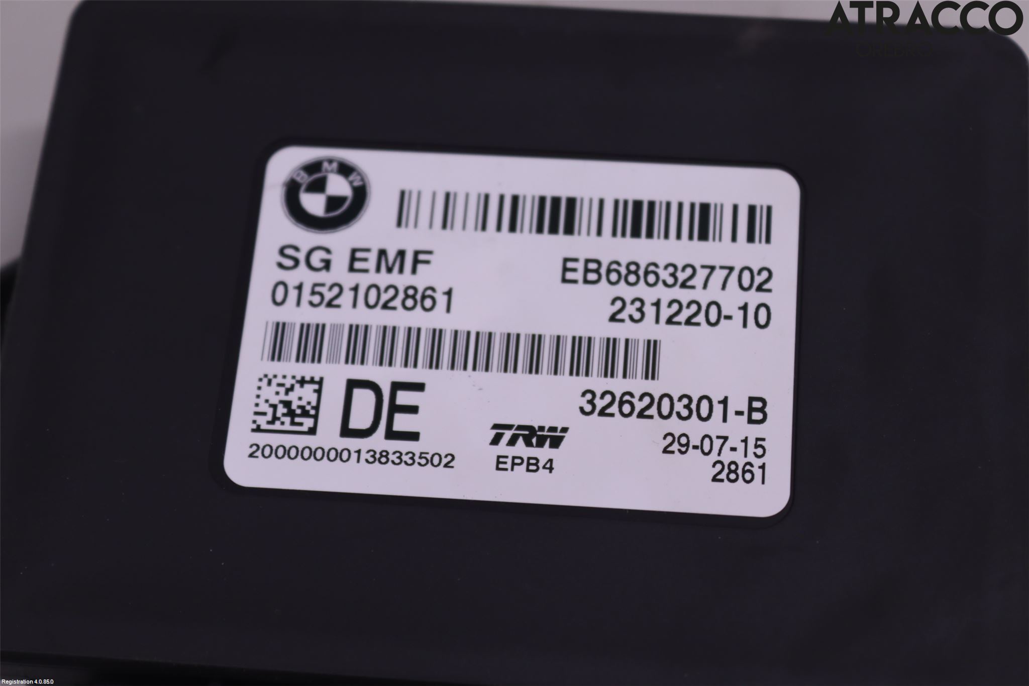 BMW 5 F10/F11/F18 09-17 Styrenhet Parkbroms Epb