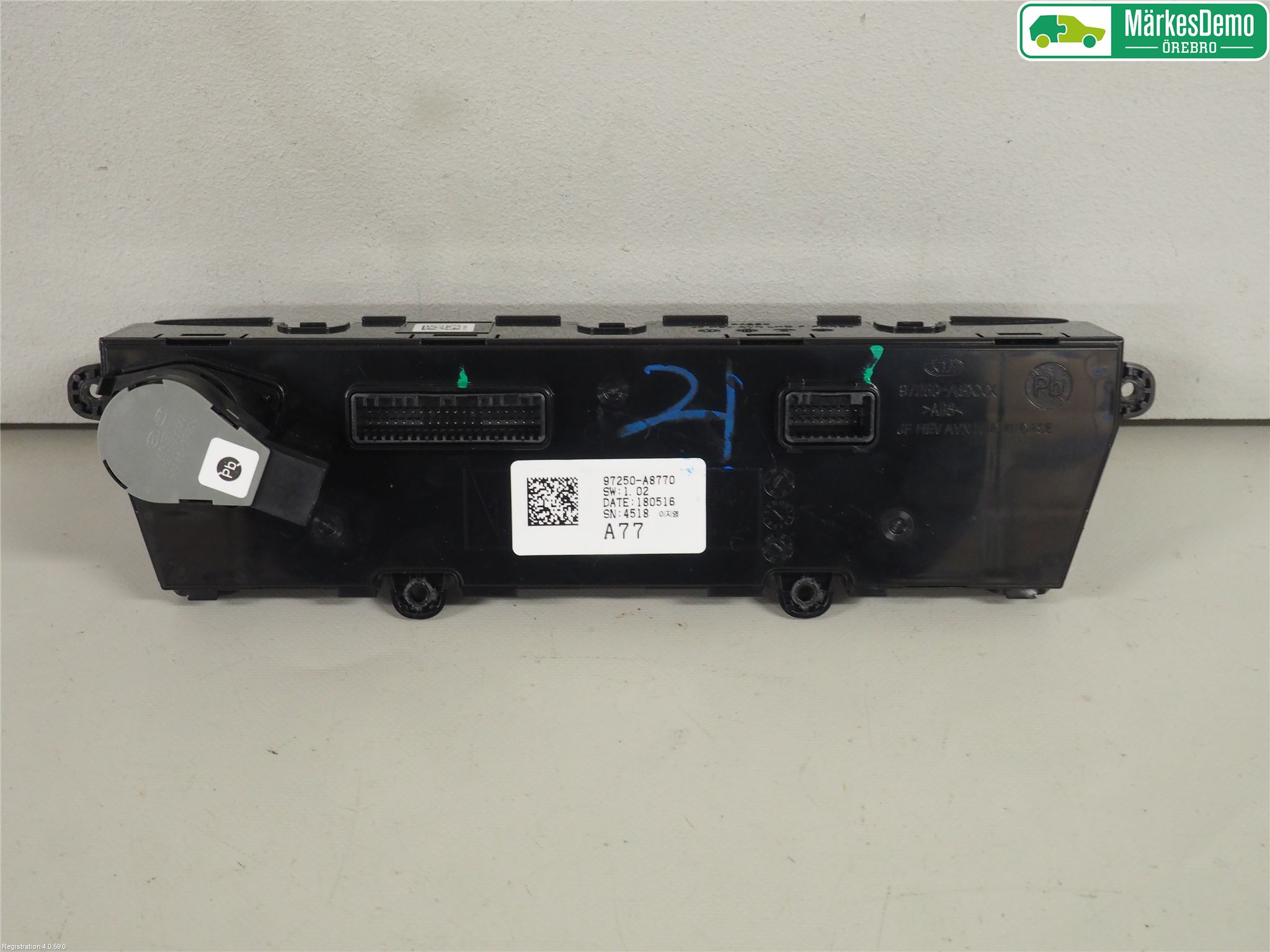 Kia OPTIMA 16-20 Ac Styrenhet Ac Manöveren