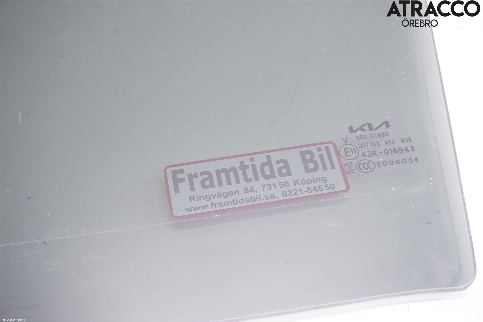 Kia SOUL 09- Dörruta Bak Vänster