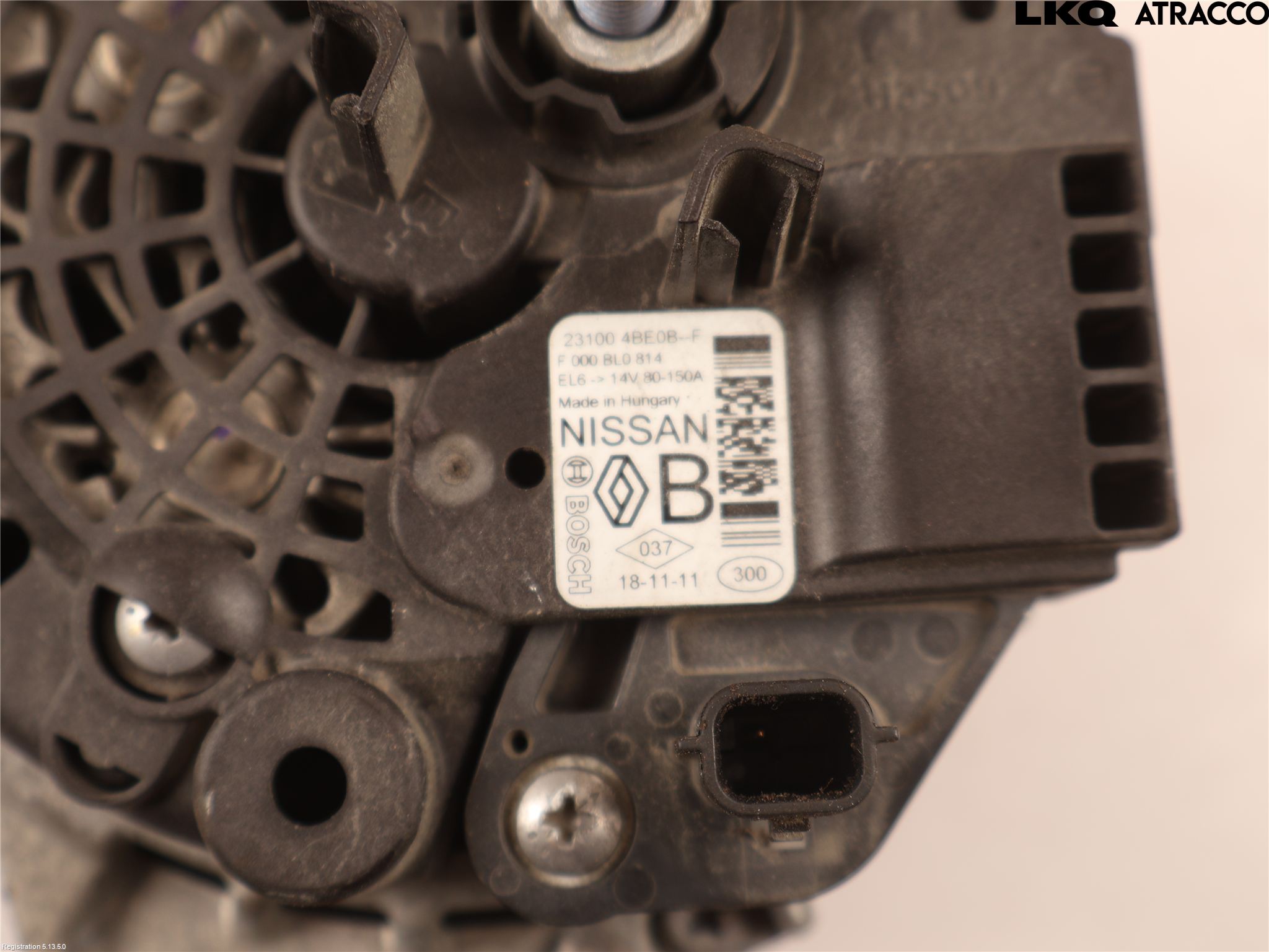 Nissan QASHQAI 17-21 Generator