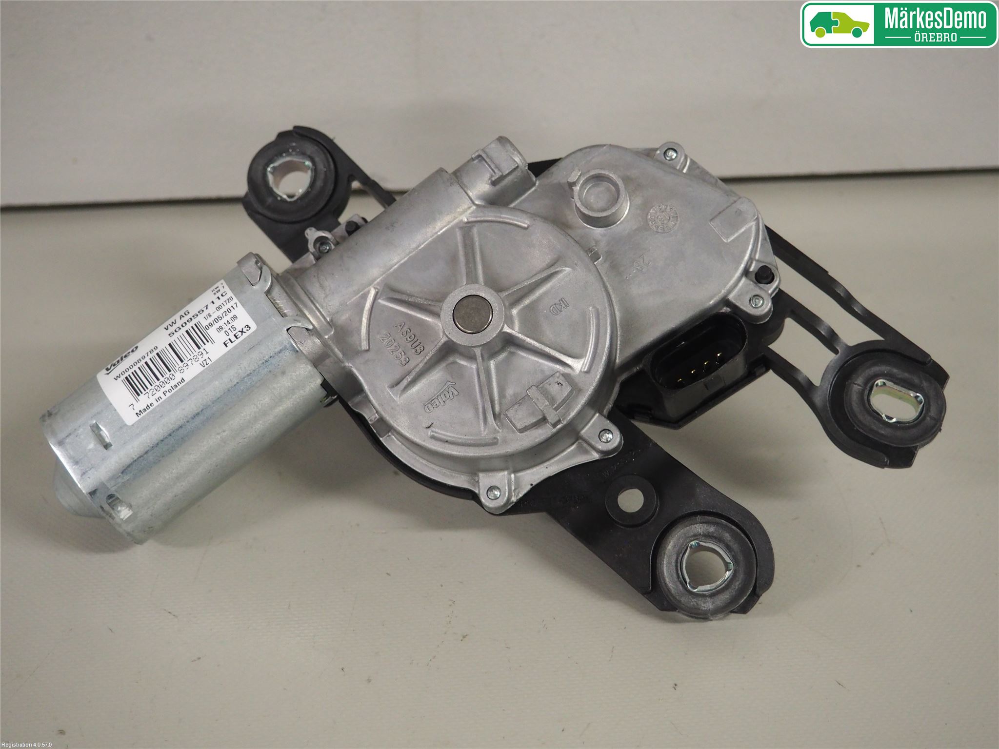 Volkswagen VW GOLF / E-GOLF VII 13-20 Torkarmotor Baklucka