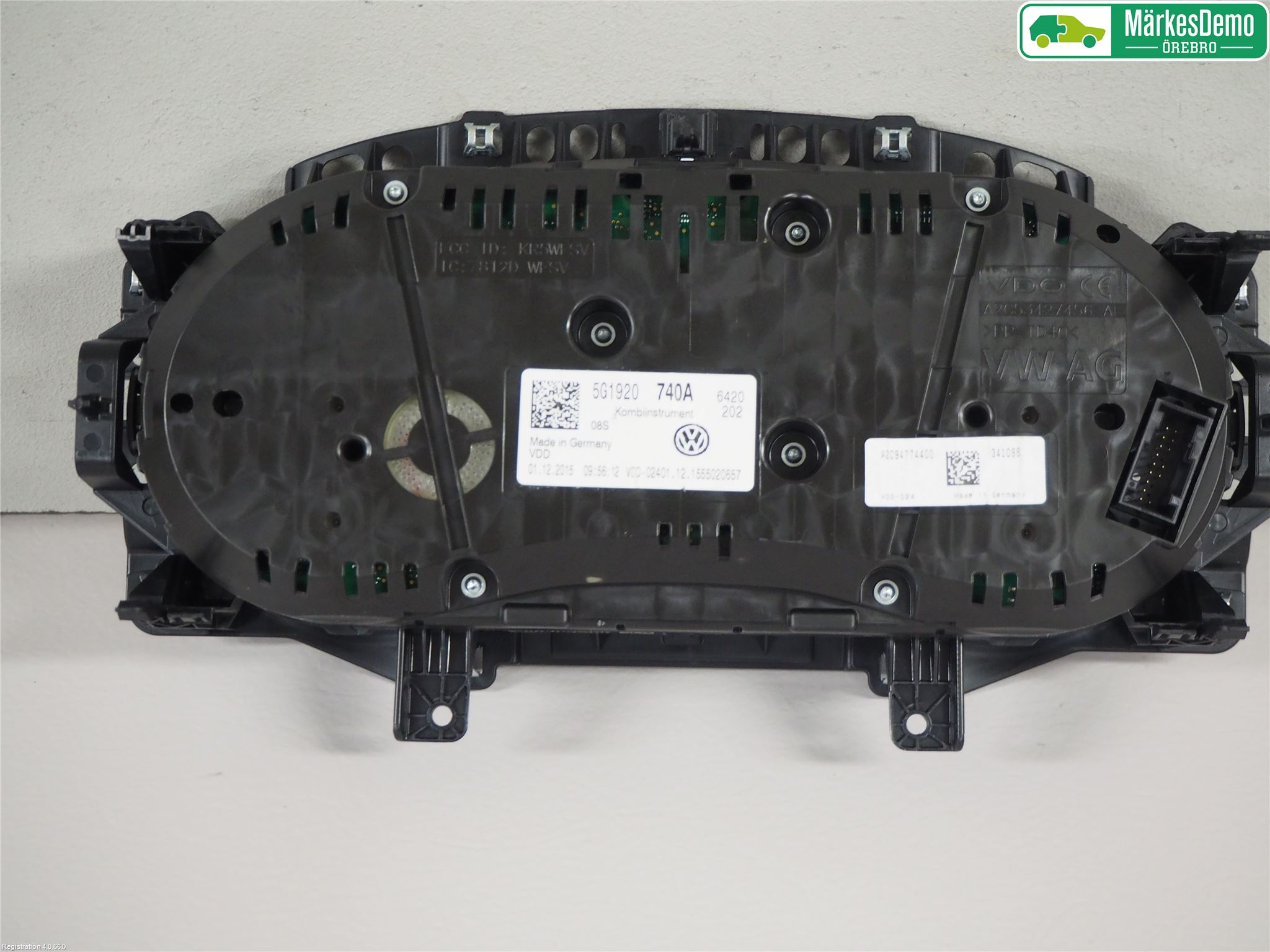 Volkswagen VW GOLF / E-GOLF VII 13-20 Instrument Komb