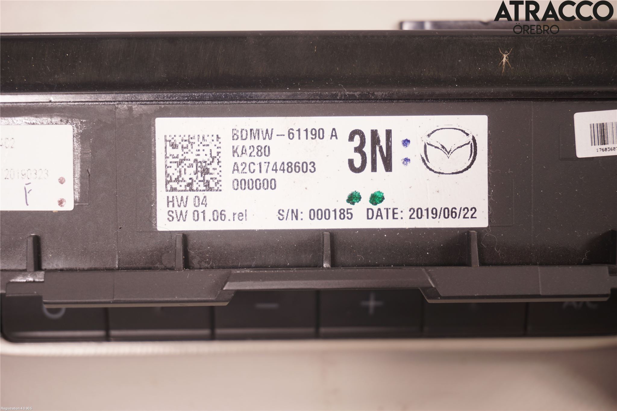 Mazda CX-30 20- Ac Styrenhet Ac Manöveren