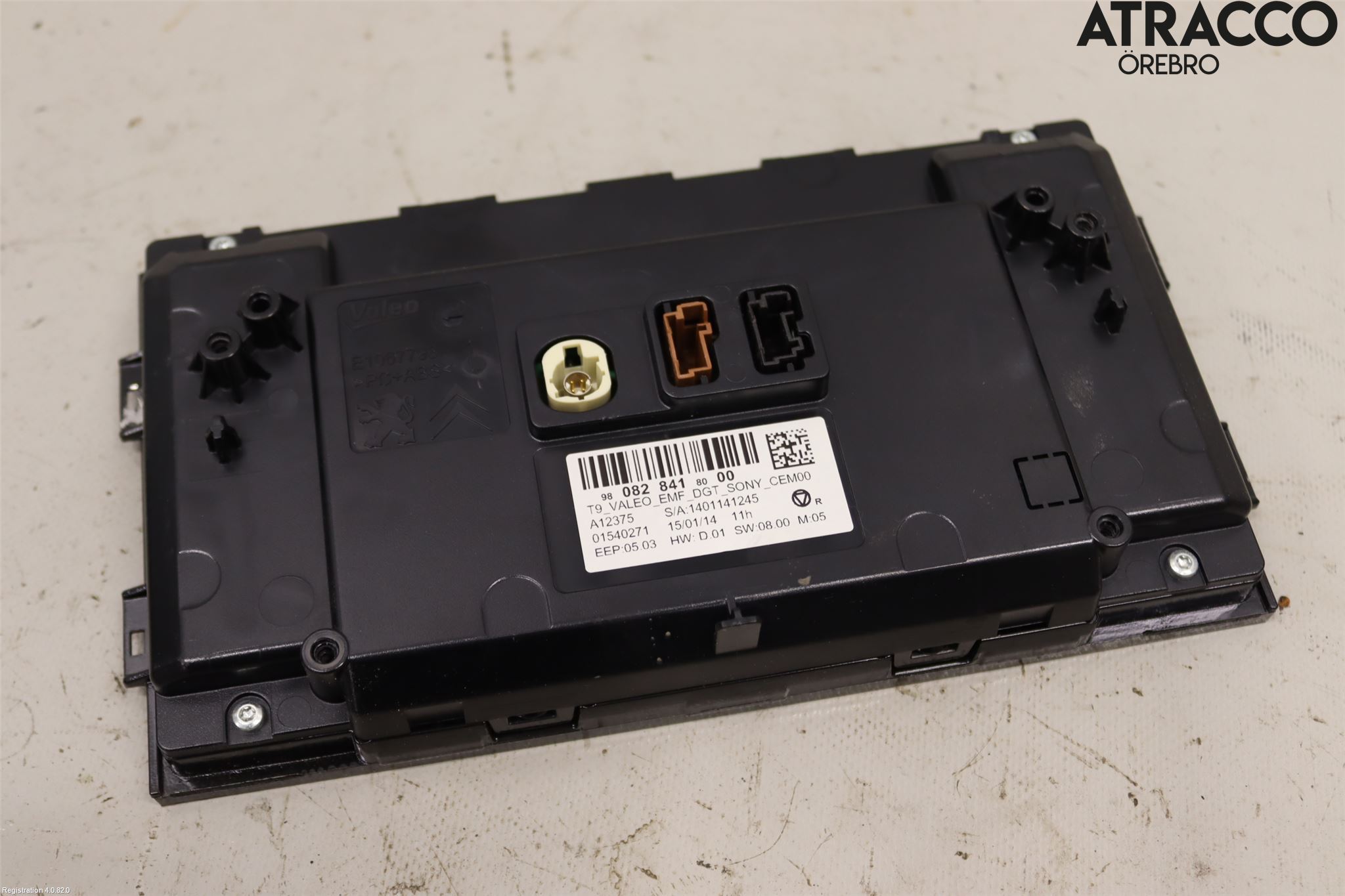 Peugeot 308 14-21 Bildskärm