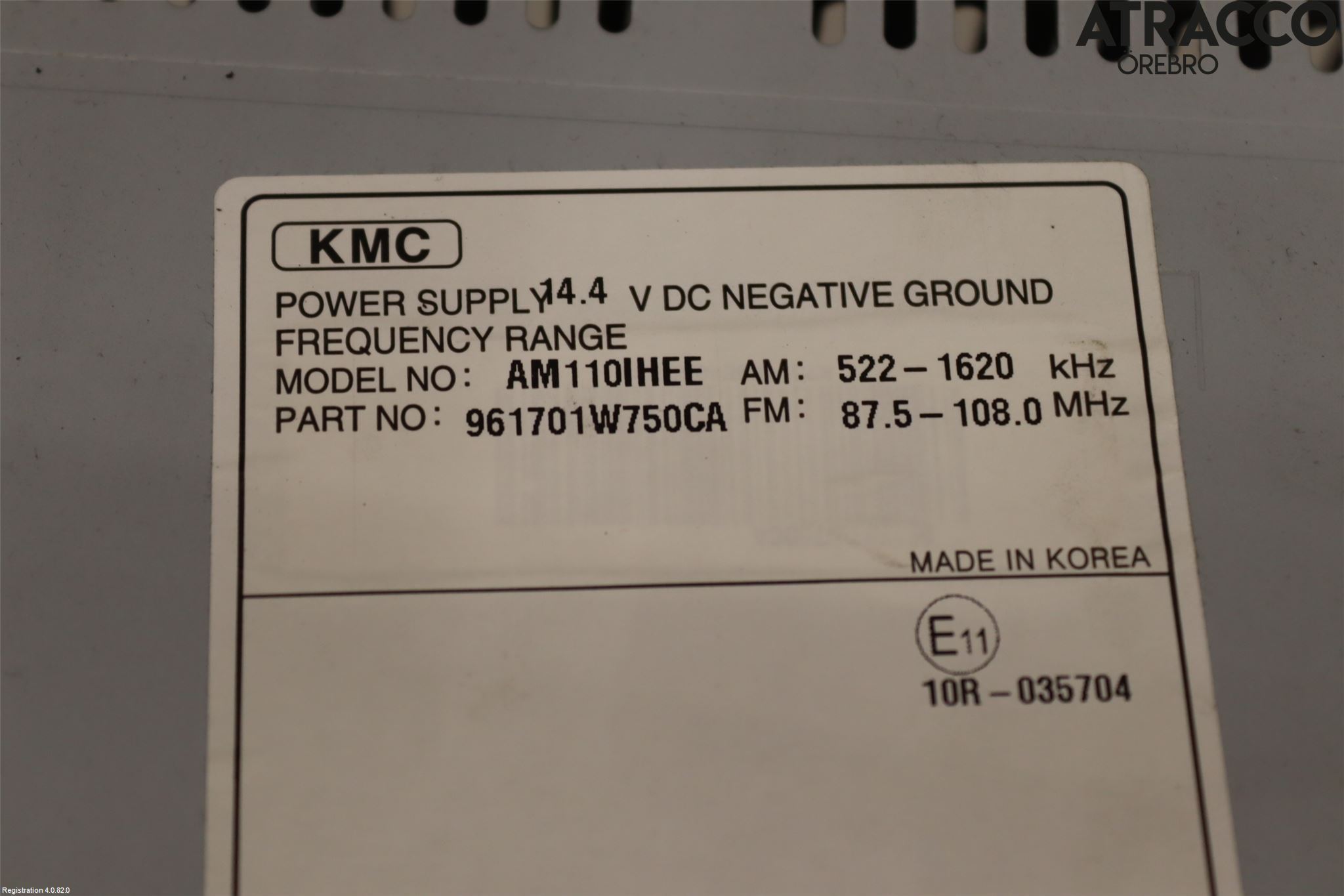 Kia RIO 12-16 Radio