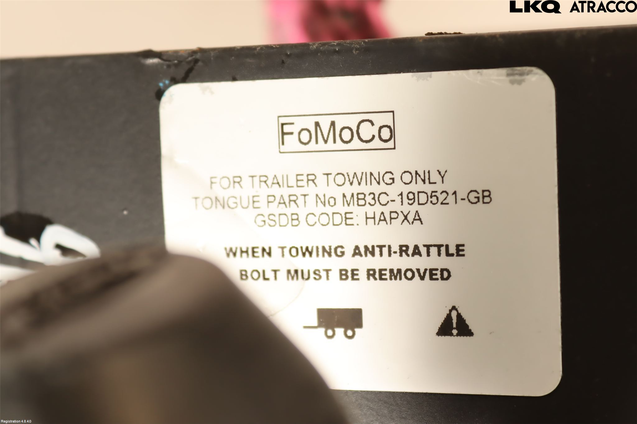 Ford RANGER EU 12-23 Dragkrok