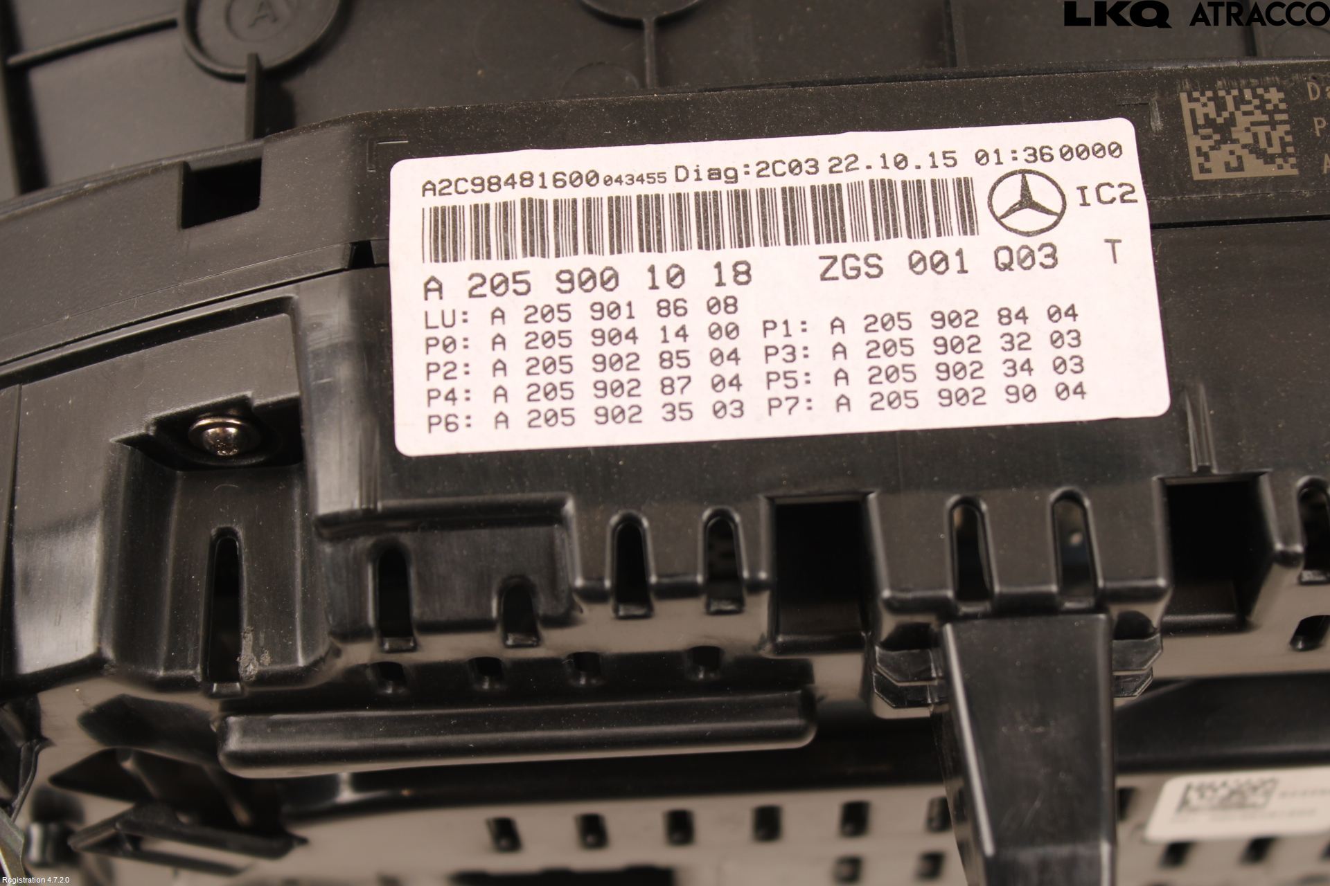 Mercedes-Benz MB GLC-KLASS (X253/C253) 15-22 Instrument Komb