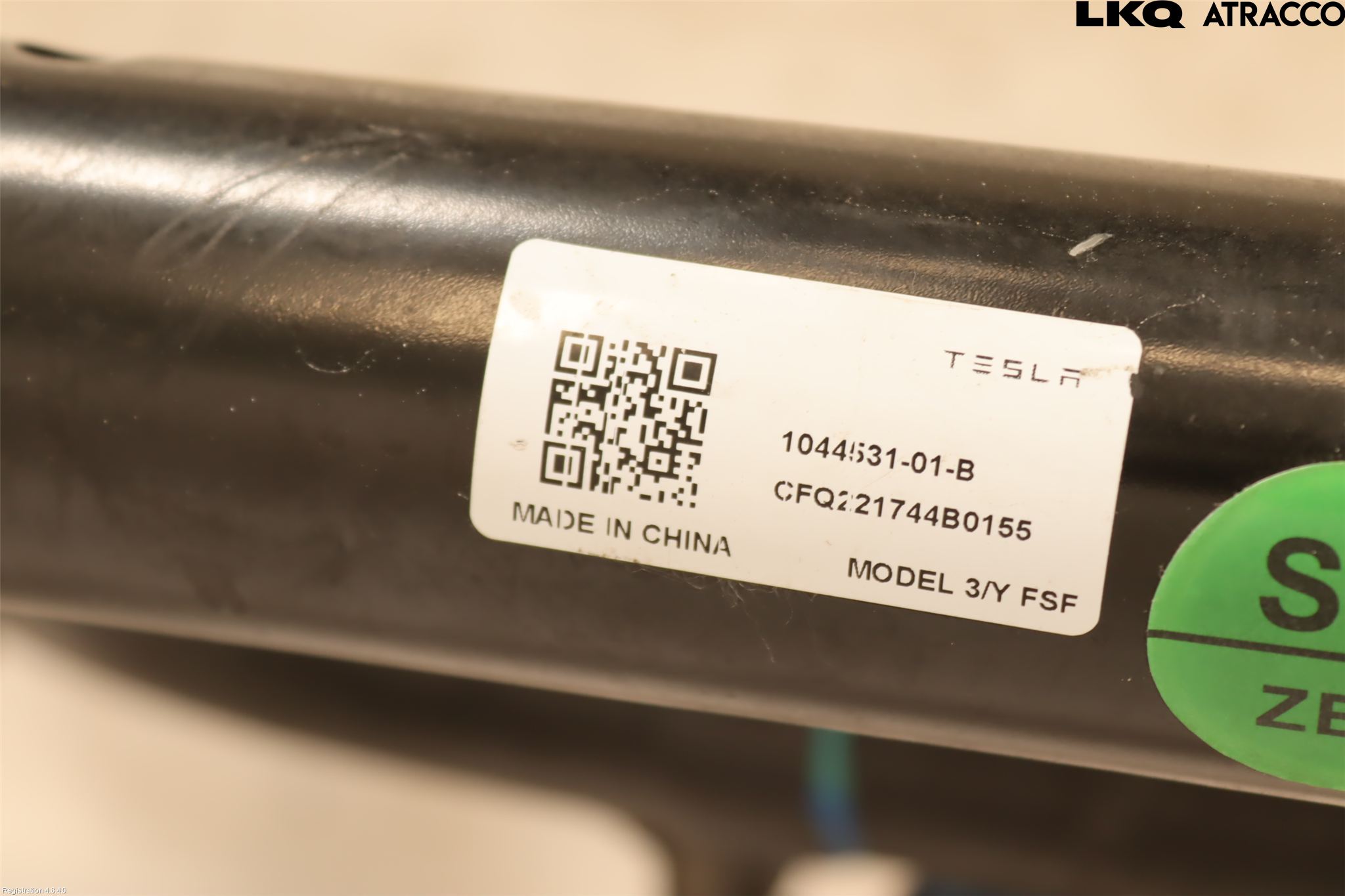 Tesla MODEL Y 21- Framvagnsbalk