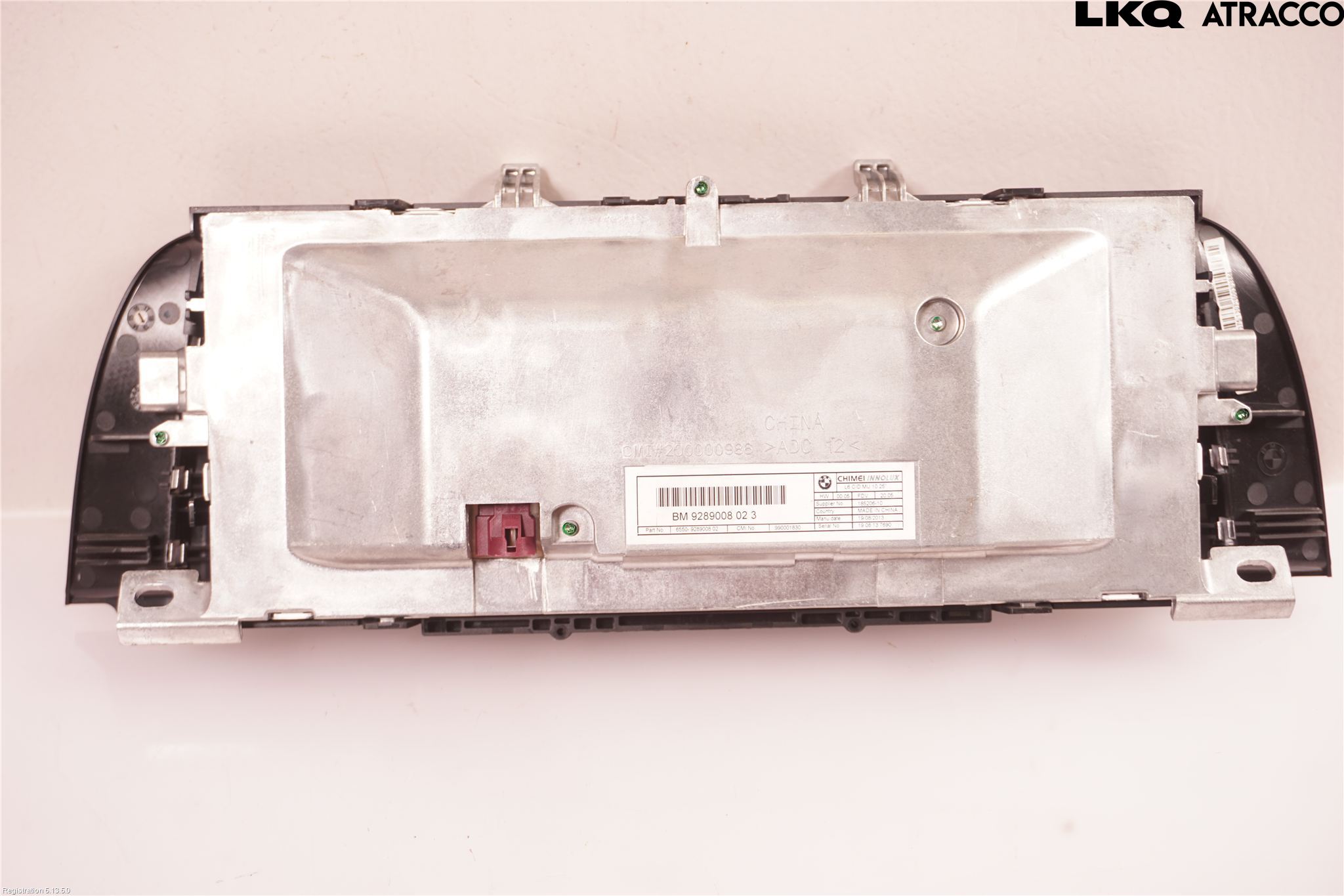 BMW 5 F10/F11/F18 09-17 Bildskärm