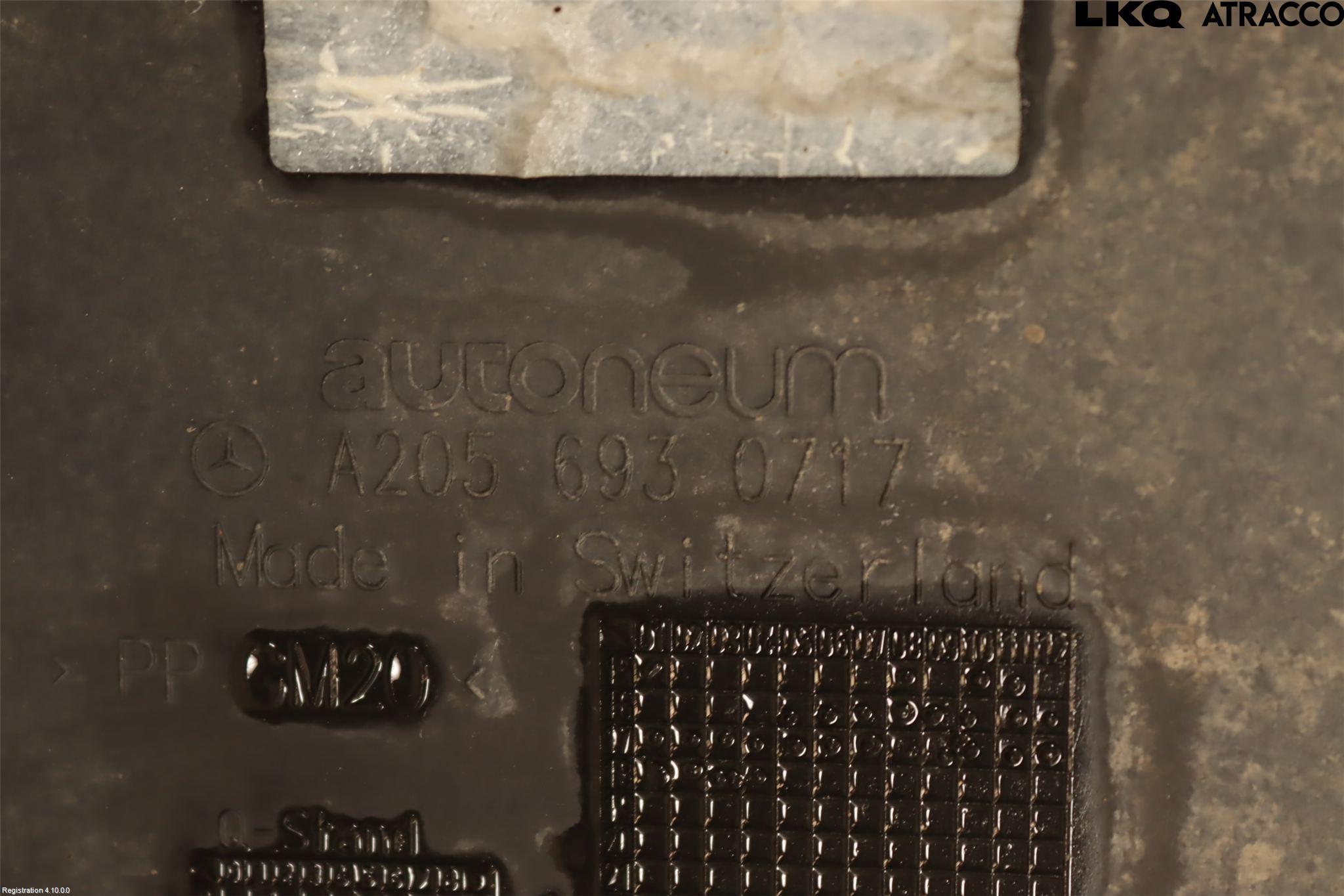 Mercedes-Benz MB C-KLASS (W205) 14-21 Hasplåt Plåt-Plast