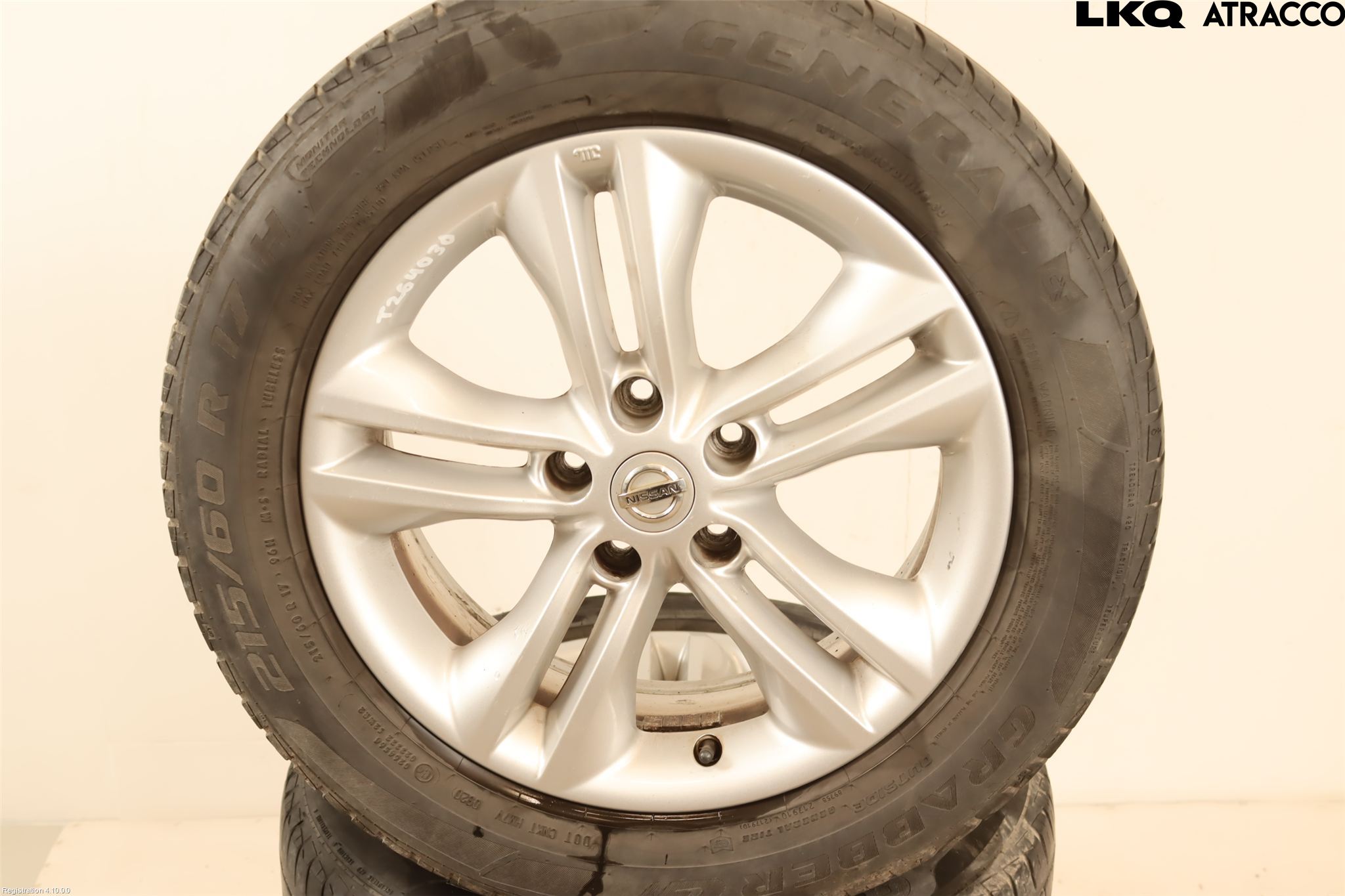 Nissan QASHQAI+2  10-14 Sommardäck Alumfälg 4St