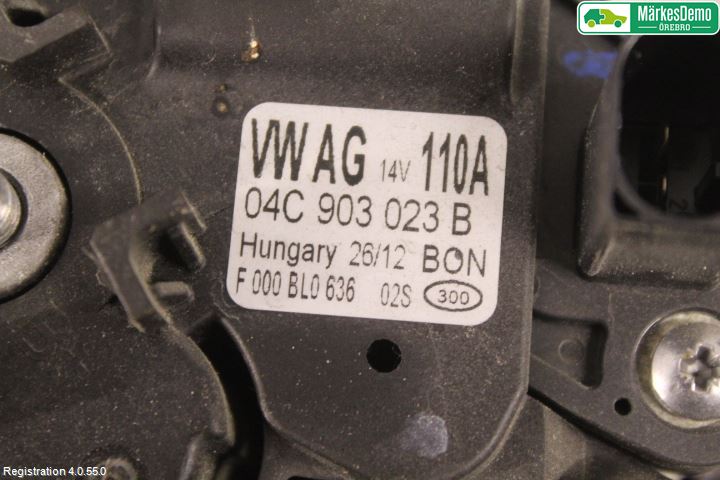 Skoda CITIGO / CITIGO E IV Generator