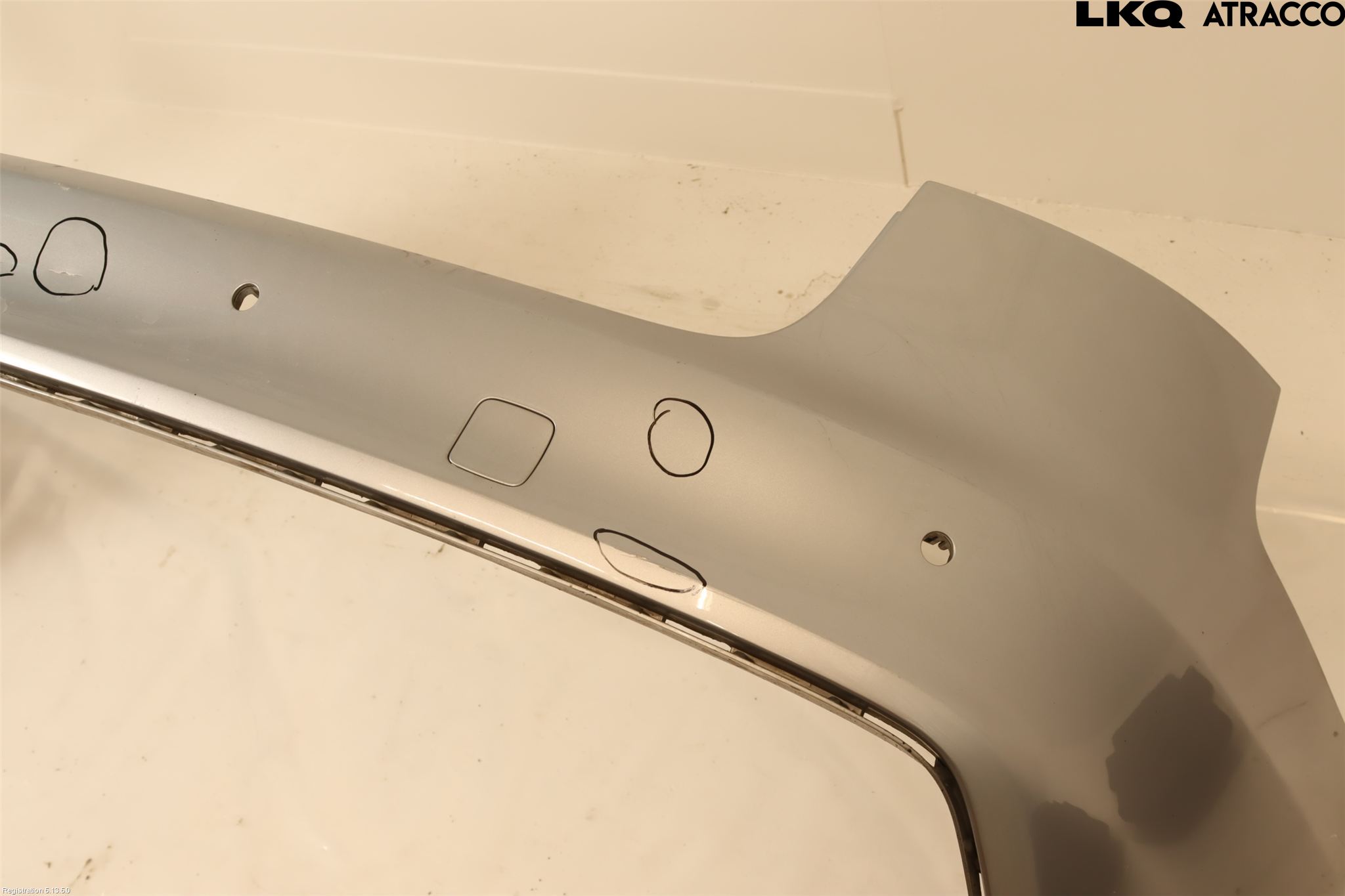 Audi A4 12-15 Stötfångarbeklädnad Bak