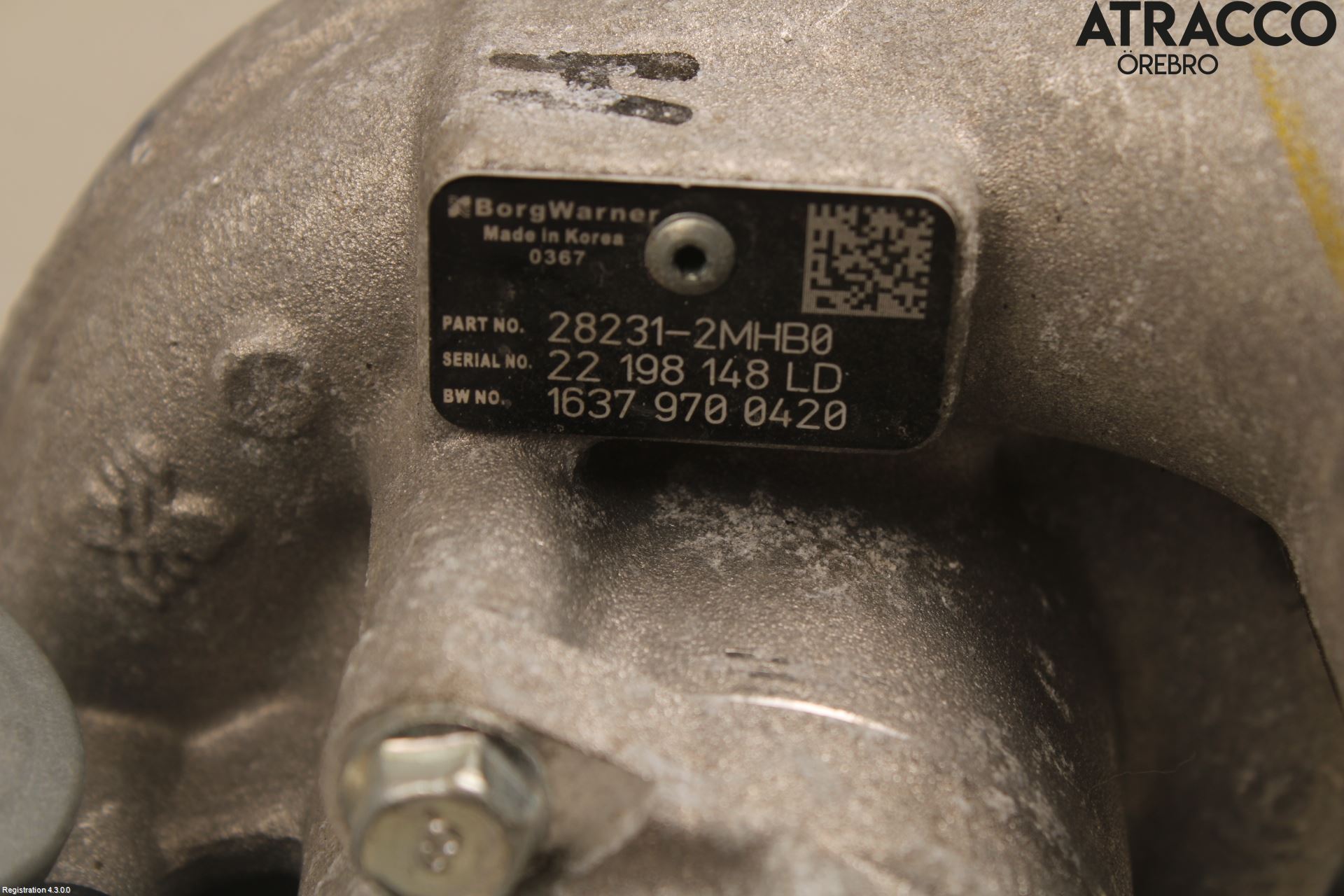 Kia SPORTAGE (NQ5) 22- Turboaggregat