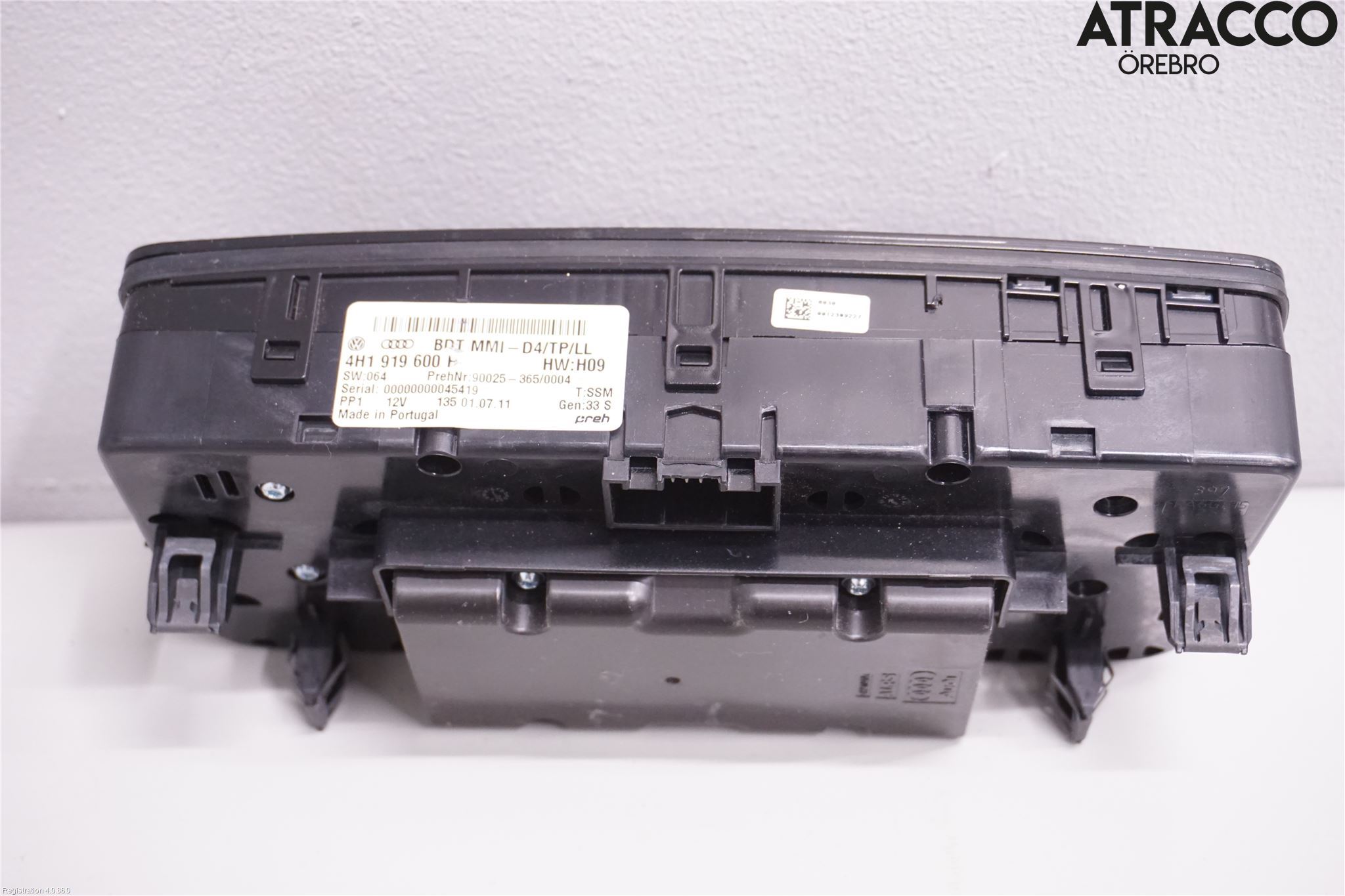 Audi A8/S8 4H 10-17 Cd Radio - Multimediapanel