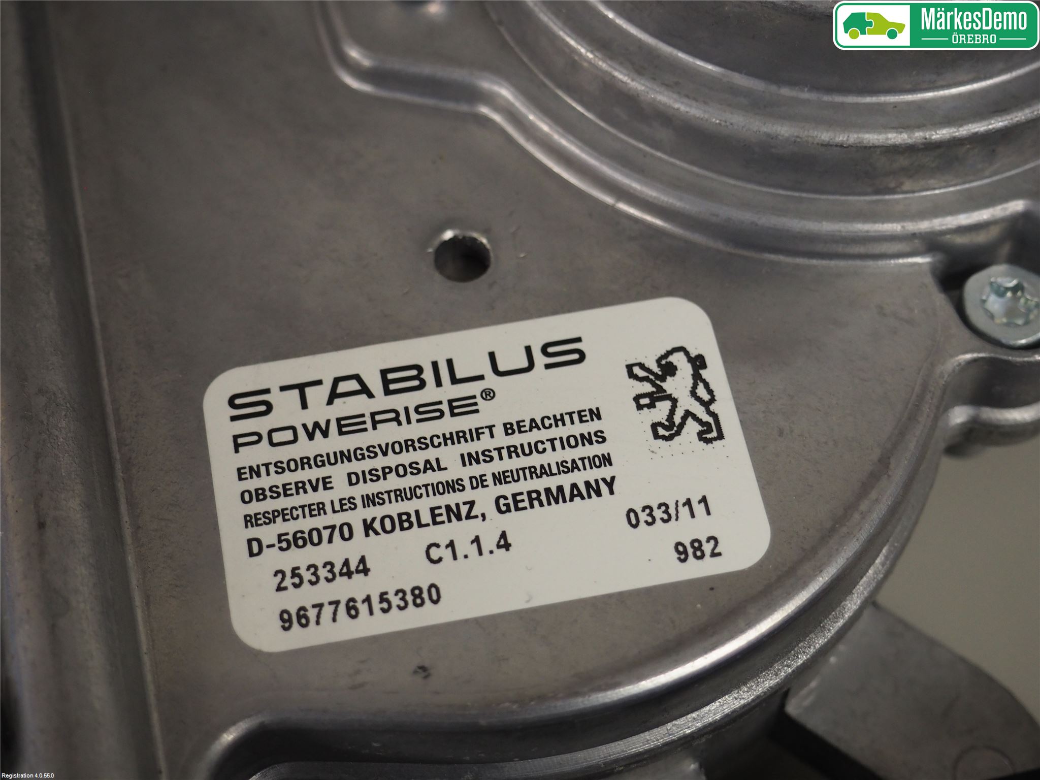 Peugeot 508 11-18 Bakluckeöppnare Automatisk