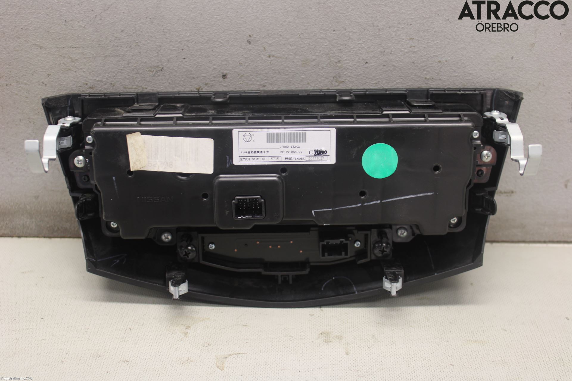 Nissan QASHQAI 17-21 Ac Styrenhet Ac Manöveren