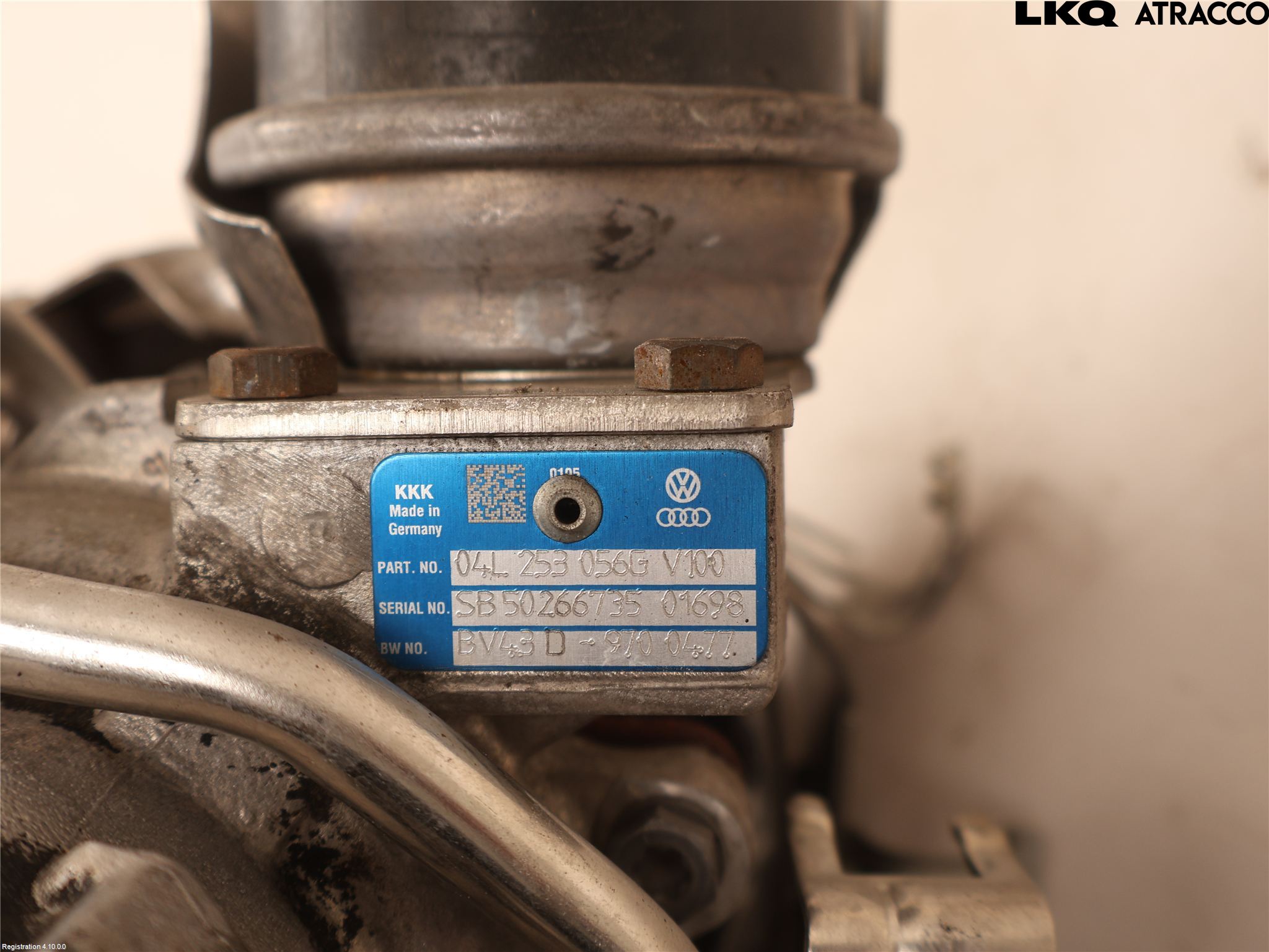 Volkswagen VW PASSAT 15-19 Turboaggregat