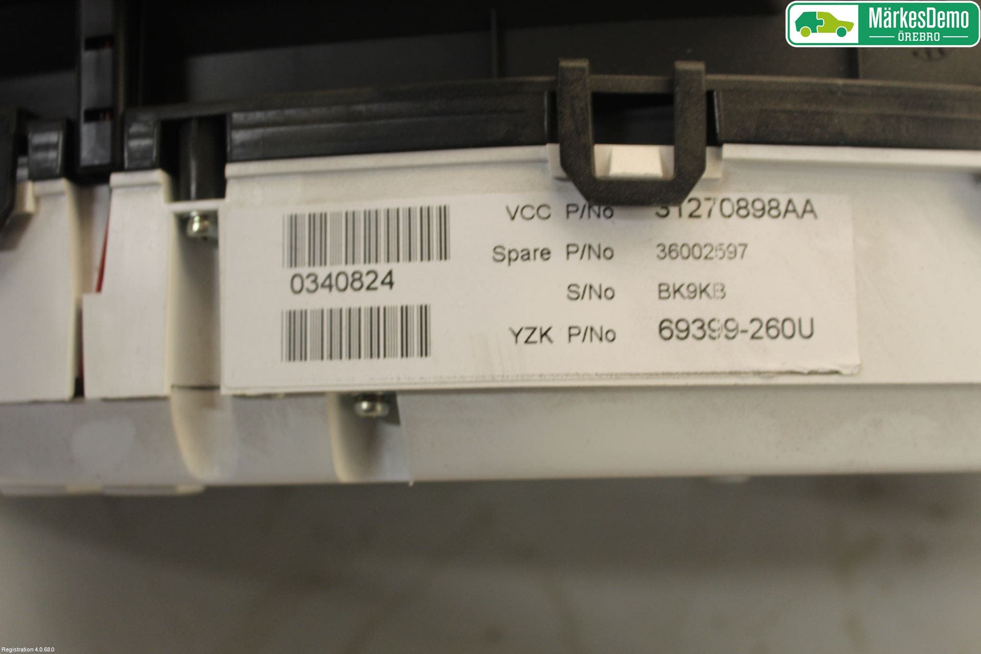 Volvo V70 08-13 Instrument Komb