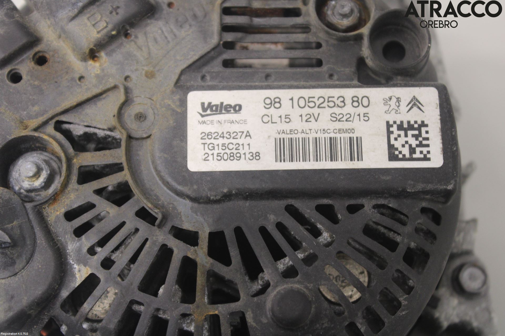 Citroen C3 10-17 Generator