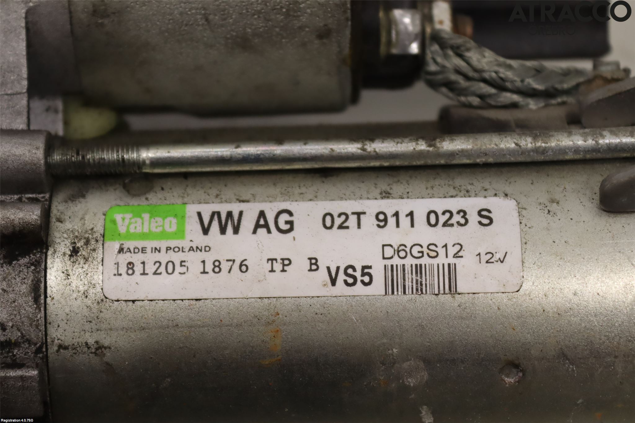 Volkswagen VW GOLF PLUS/CROSS GOLF 04-14 Startmotor