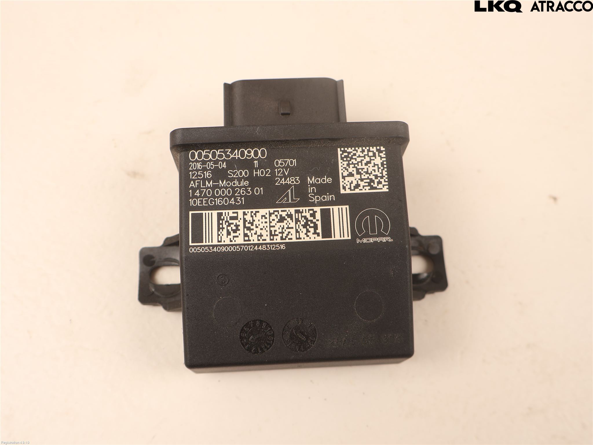 Alfa GIULIA Styrenhet Strålkastare