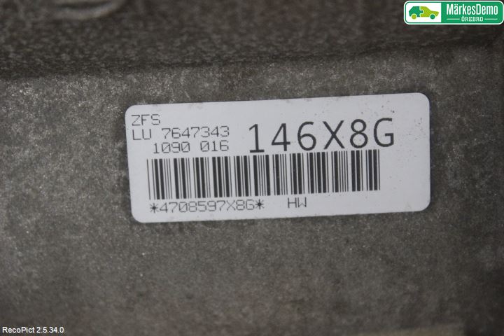 BMW 3 F30/F31/F80 12-19 Växellåda Automat