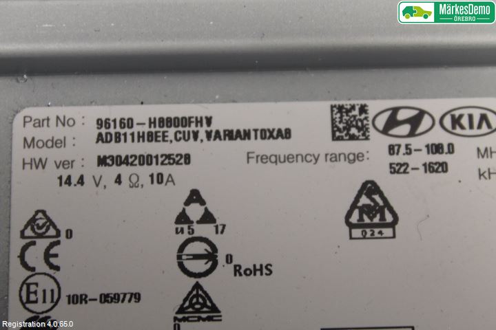 Kia STONIC 18->> Cd Radio - Multimediapanel