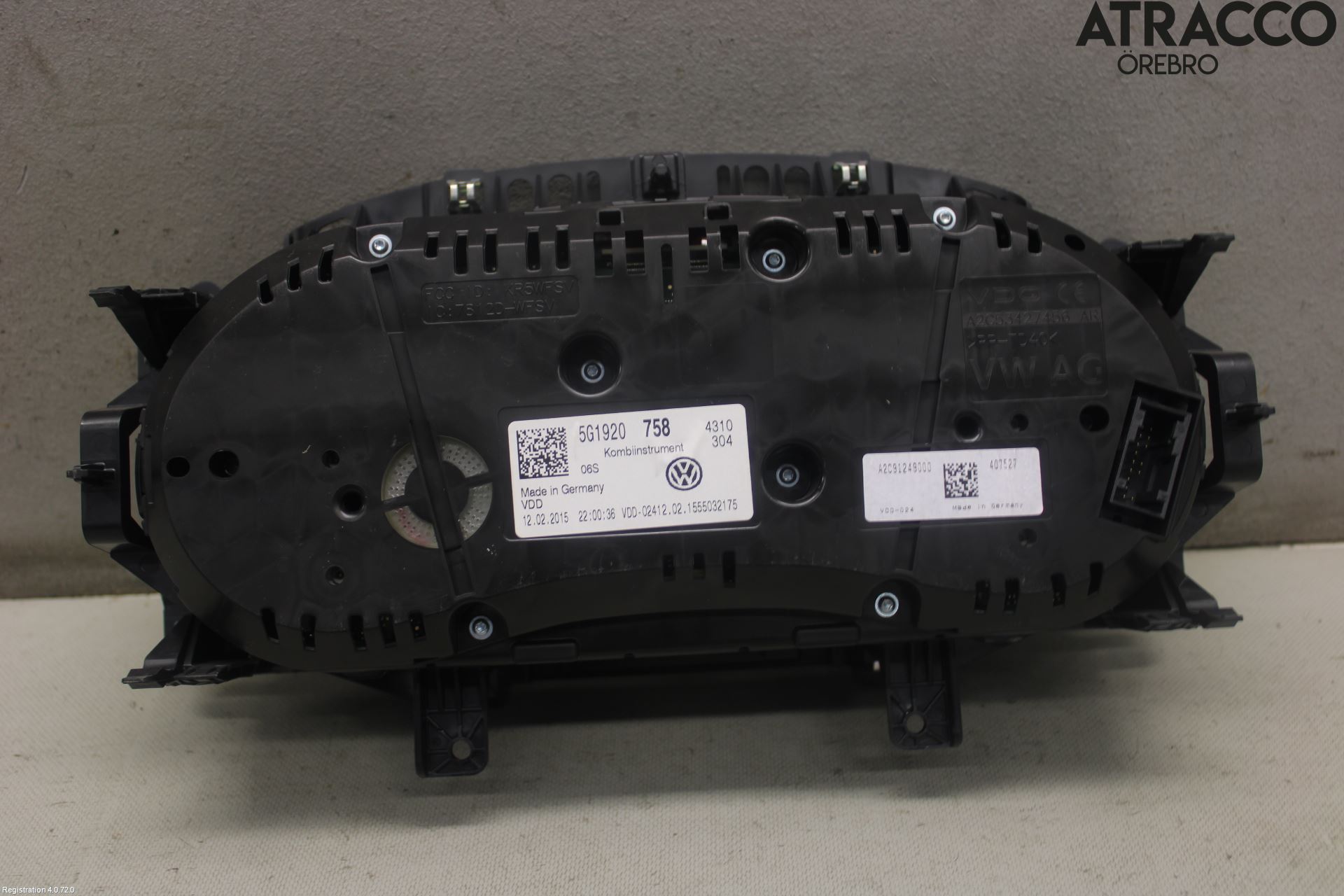 Volkswagen VW GOLF / E-GOLF VII 13-20 Instrument Komb