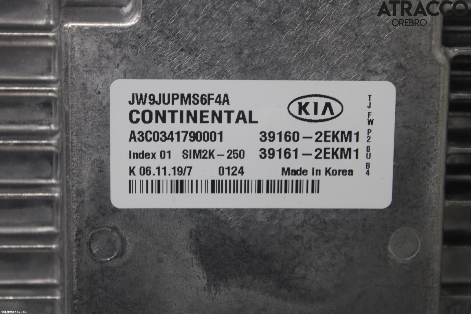 Kia OPTIMA 16-20 Styrenhet Insprut Bensin